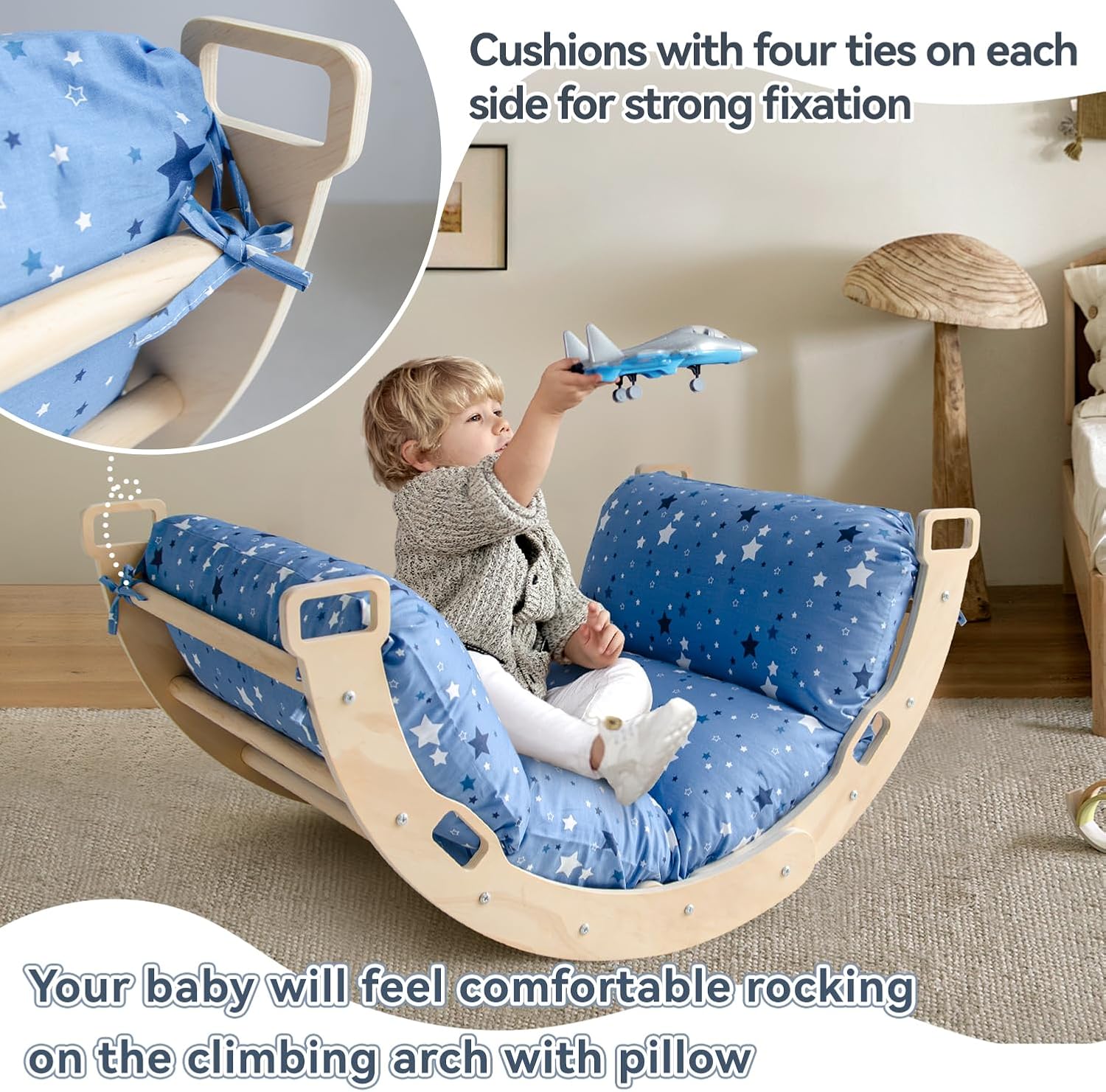 Sherilyn Floor Cushion Arch with Pillow and Cover