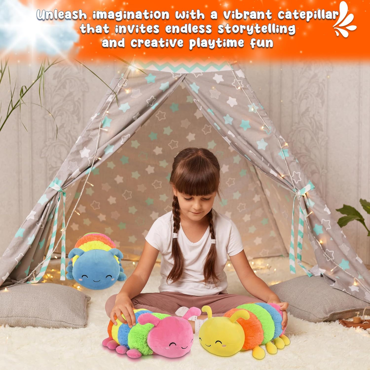 Forest Twelfth 20 Soft Caterpillar Plush Toy
