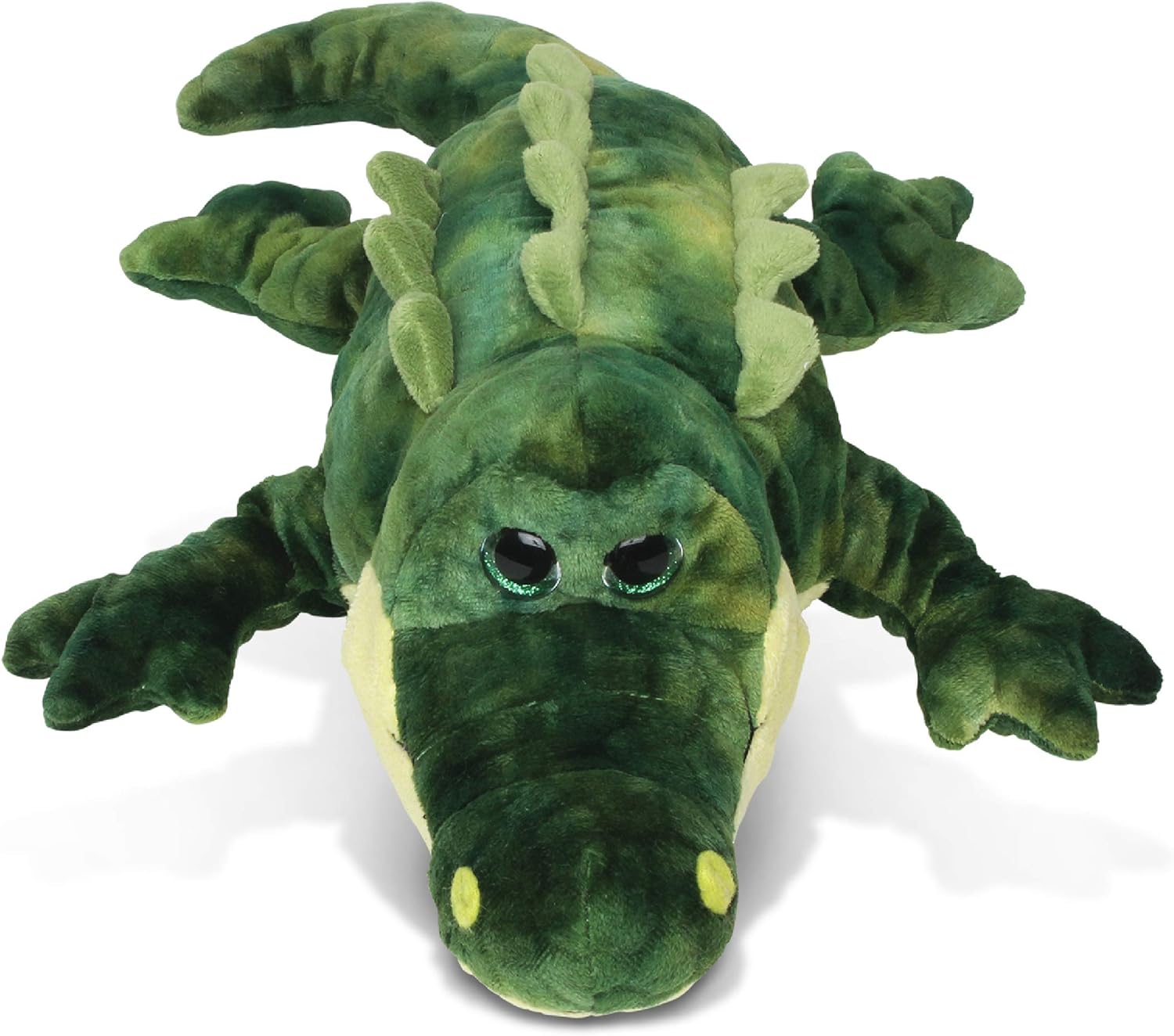 DolliBu Plush Alligator Stuffed Animal - 18 Inch Huggable Green Gator Toy