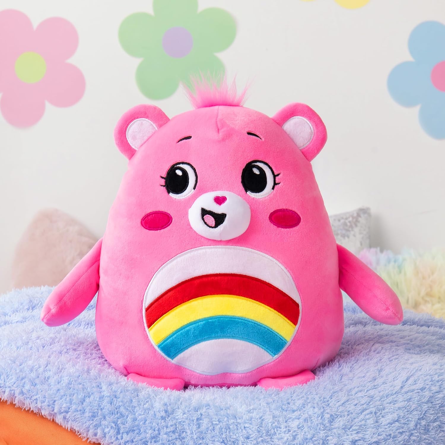 Care Bears Squishy 10 Plush Cheer Bear - Pink