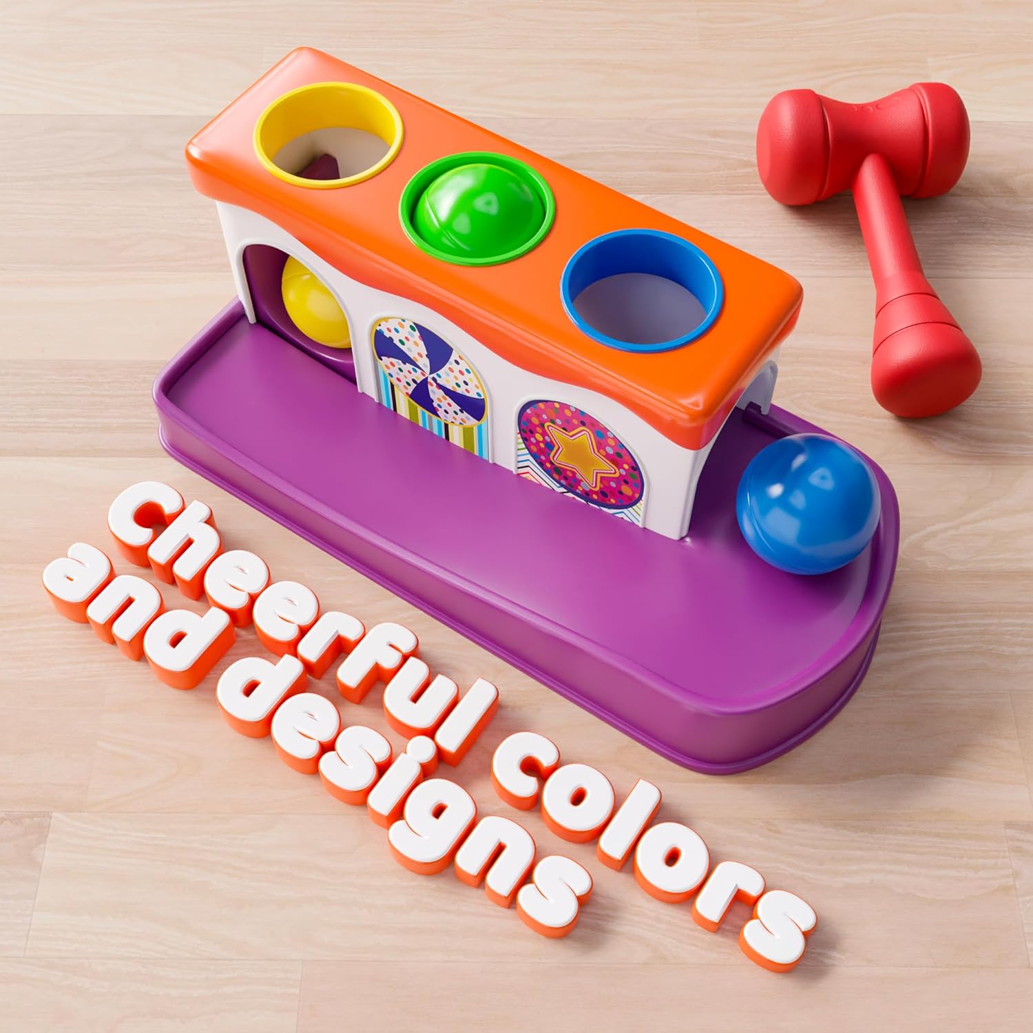 Lollipop Baby Hammer Toy Set for Toddlers 1
