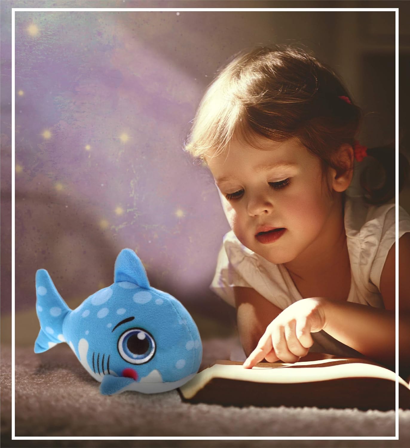 DolliBu Blue Shark Plush Toy 55 Inch