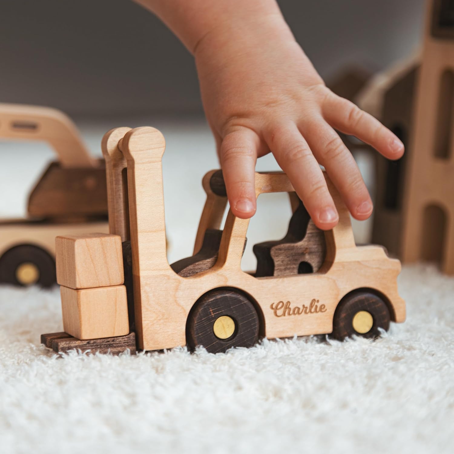 Personalized Wooden Toy Cars for Kids 1