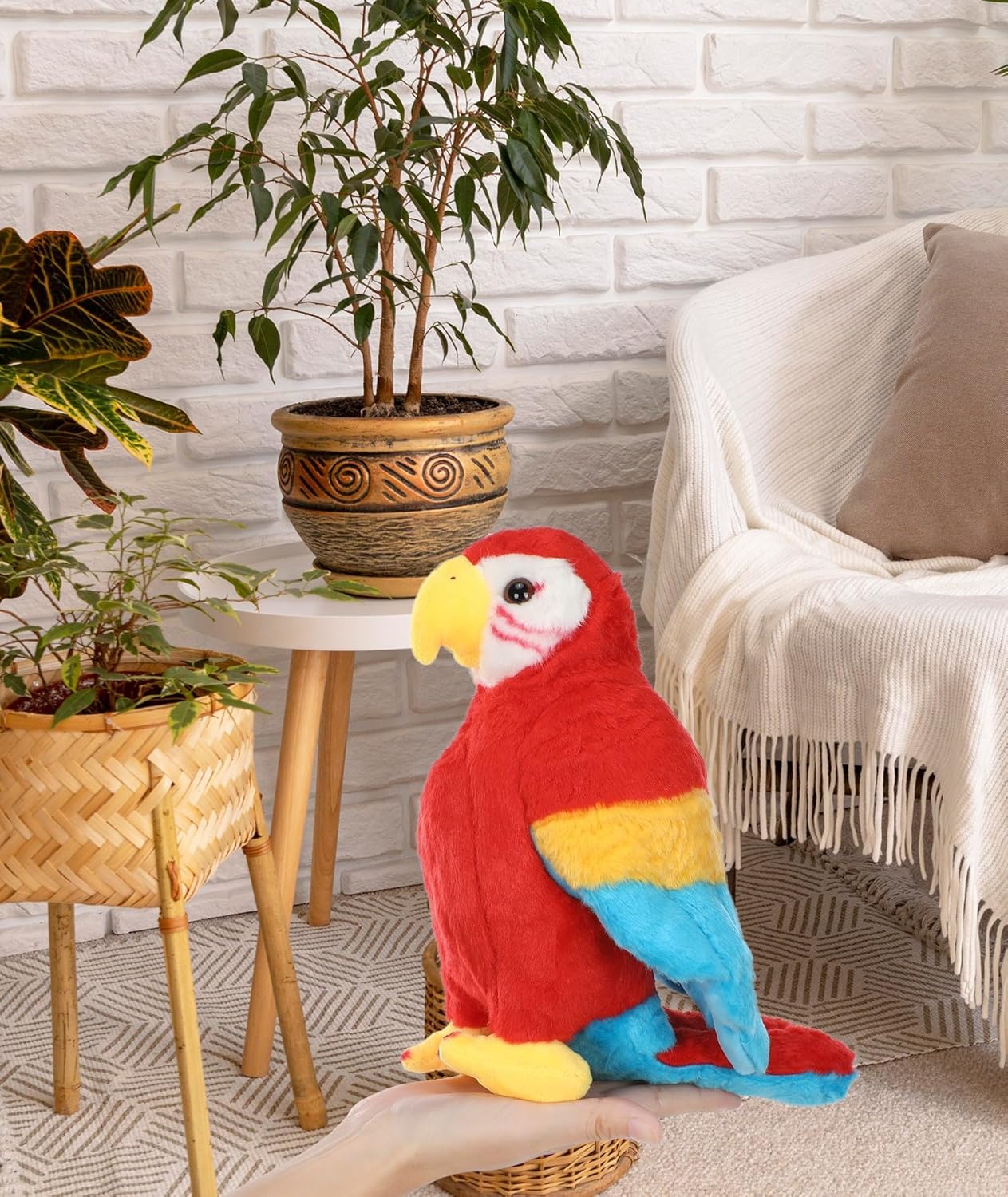 LeYoHa Red Parrot Plush Toy - 984 Inch Stuffed Animal