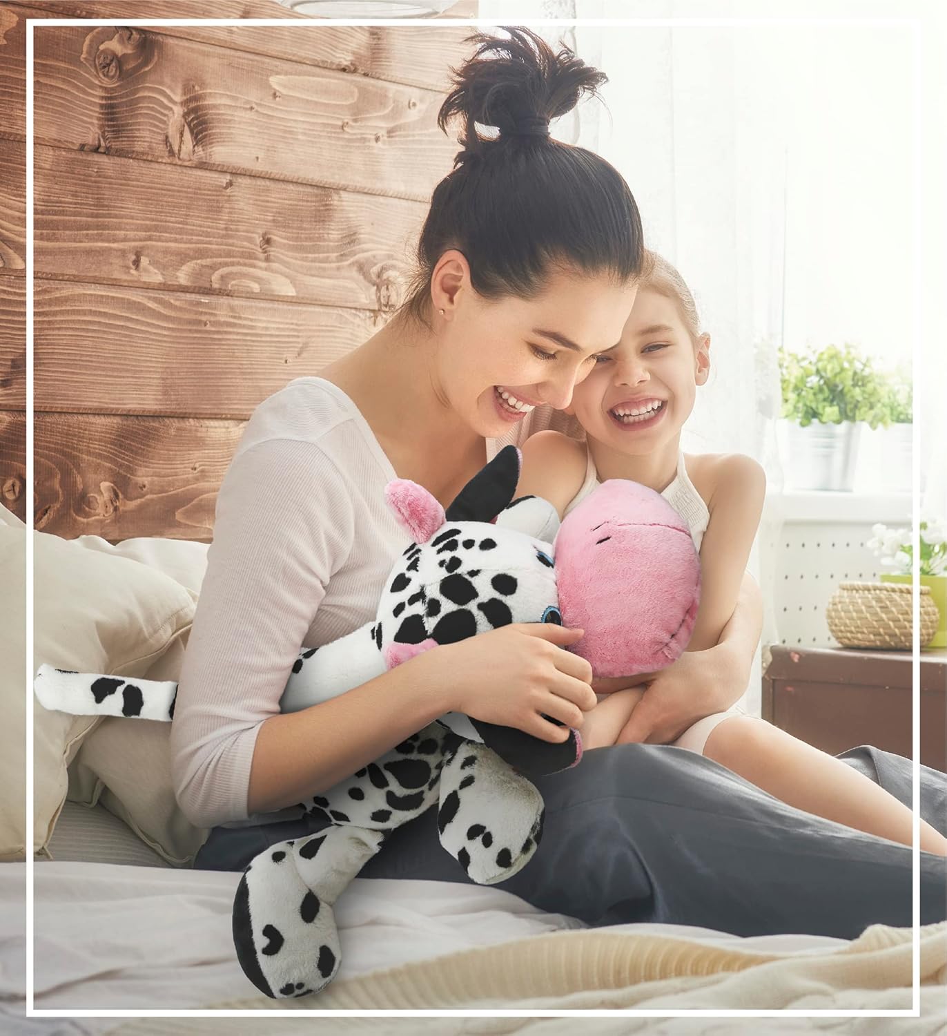 DolliBu Plush Cow Pillow 27 Inch Huggable