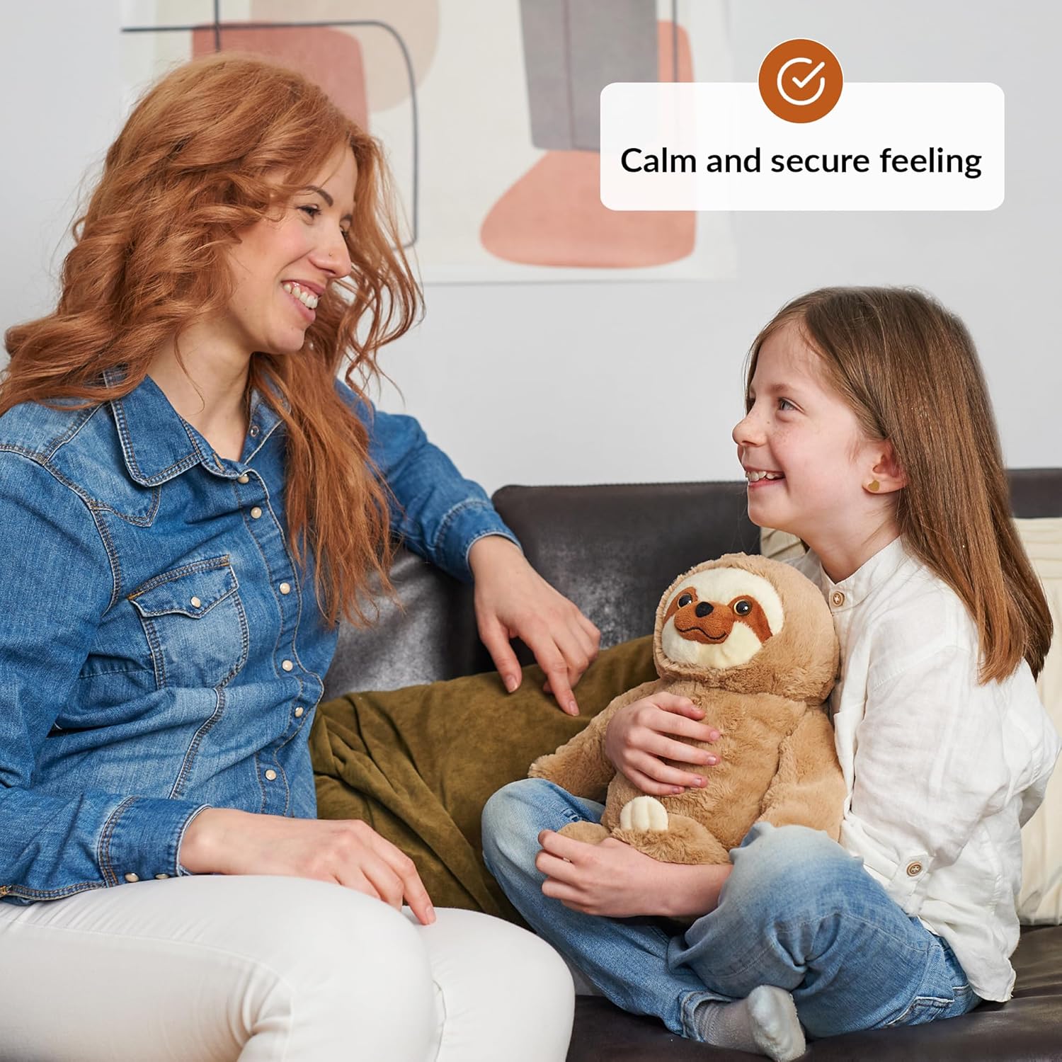 ODOXIA Weighted Sloth Plush for Anxiety Relief