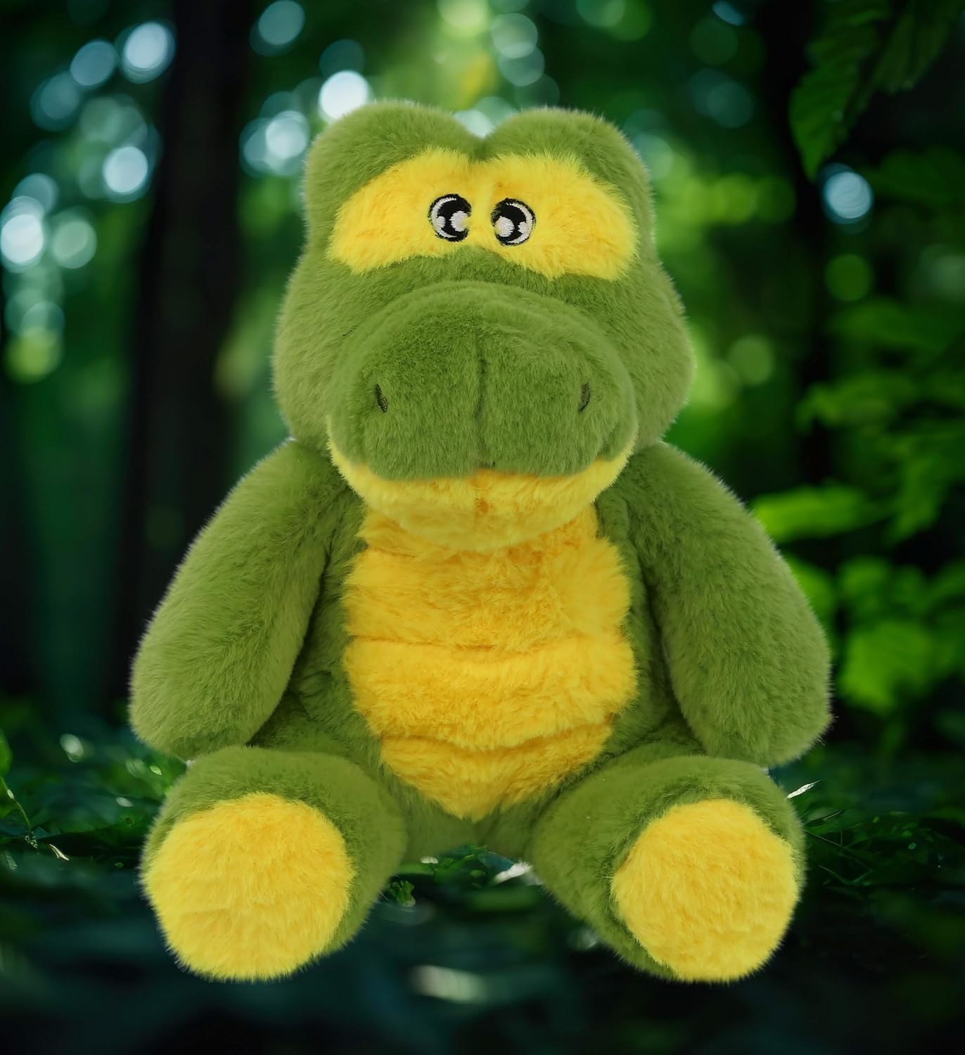 DolliBu Alligator Plush Toy Soft Eco-Friendly 9 Inches