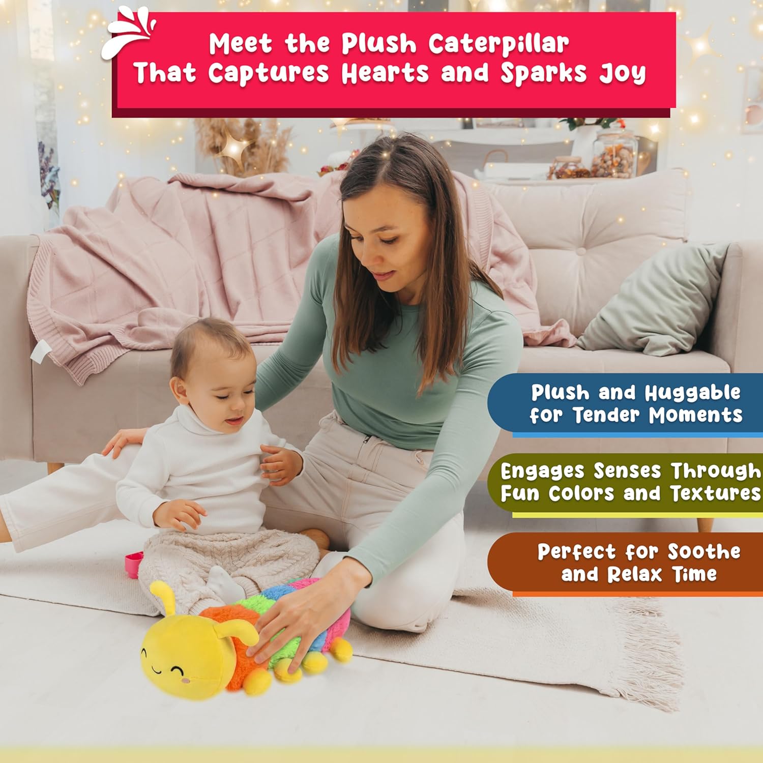 Forest Twelfth 20 Soft Caterpillar Plush Toy
