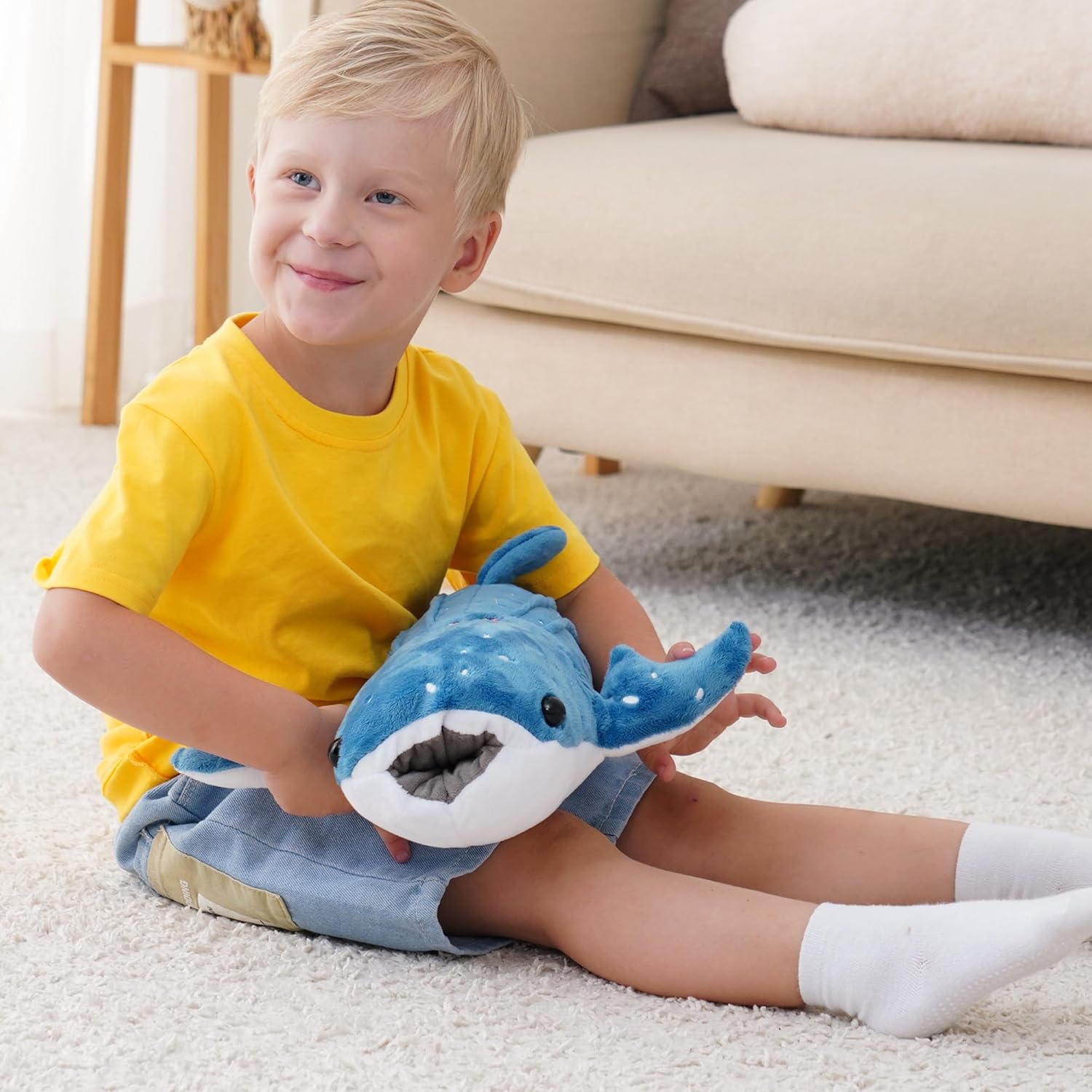 185 Inch Whale Shark Plush Toy Pillow For Kids