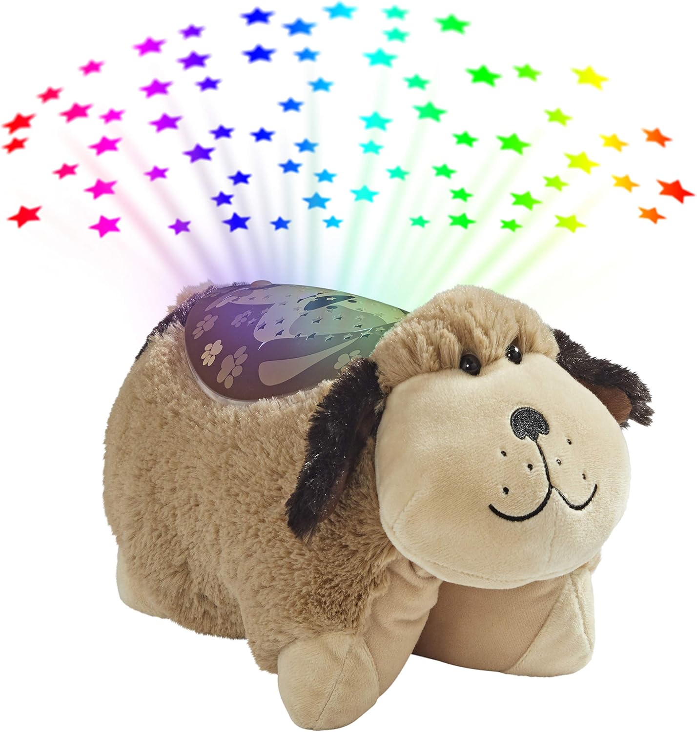 Pillow Pets Signature Snuggly Puppy Sleeptime Lite Brown