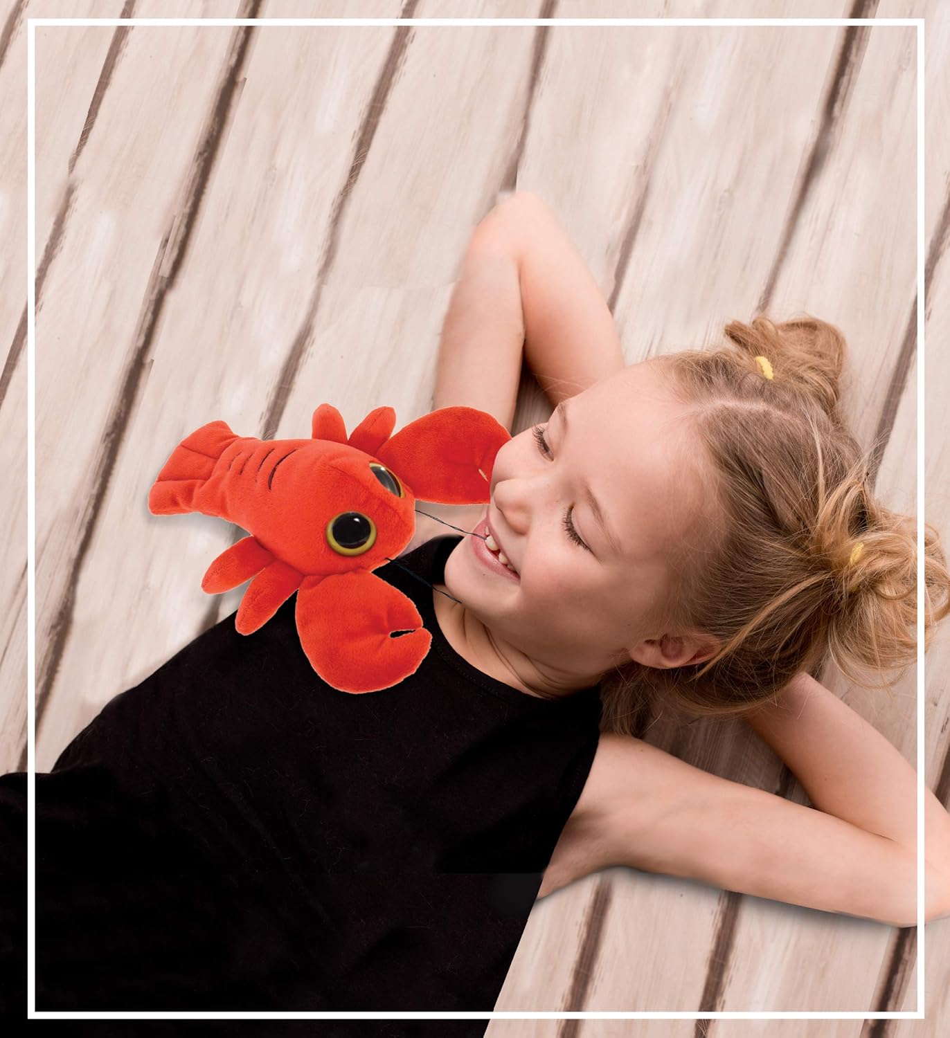 DolliBu Plush Red Lobster Stuffed Animal 6 Inch