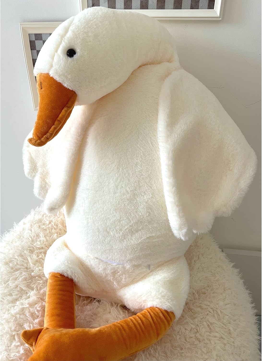 Tanha Big White Goose Plush Stuffed Animal
