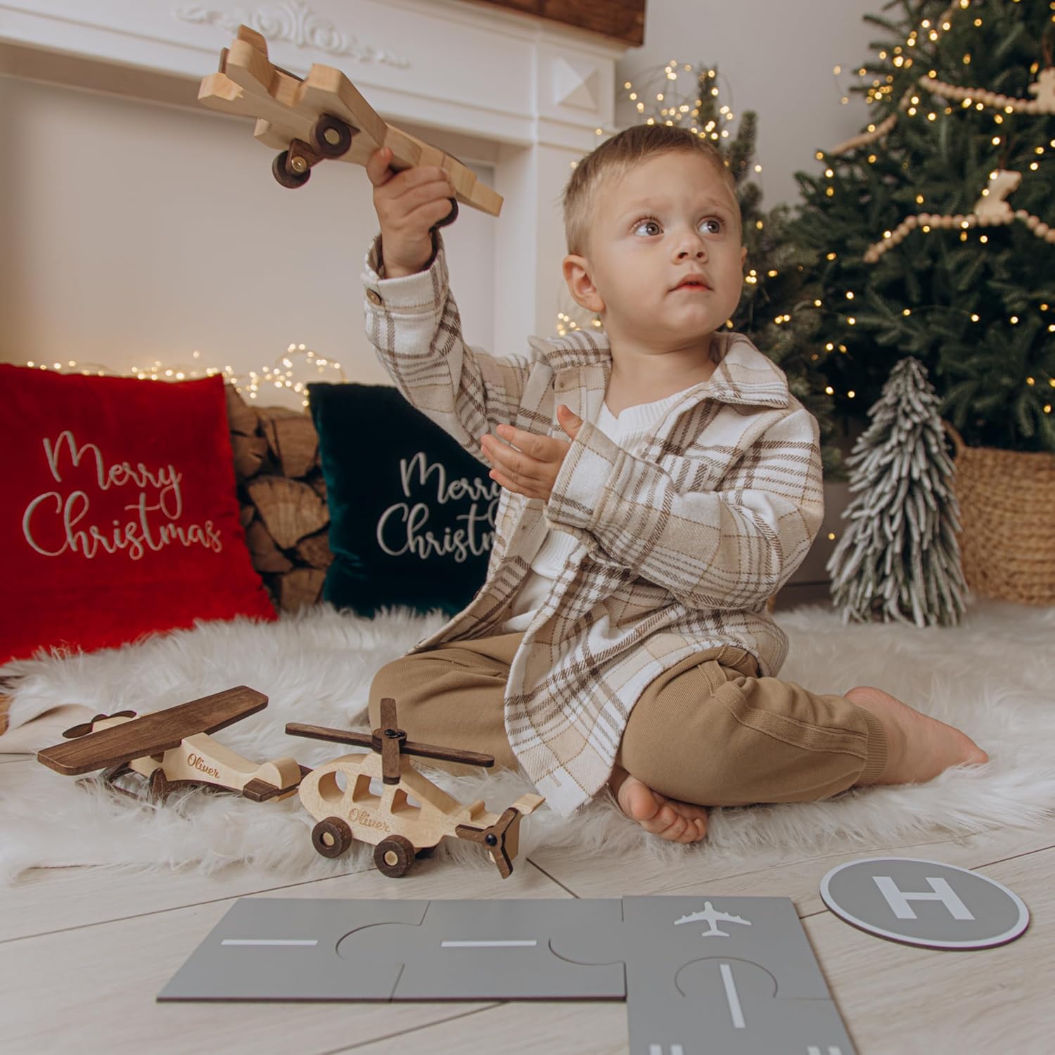 Personalized Military Helicopter Toy for Kids