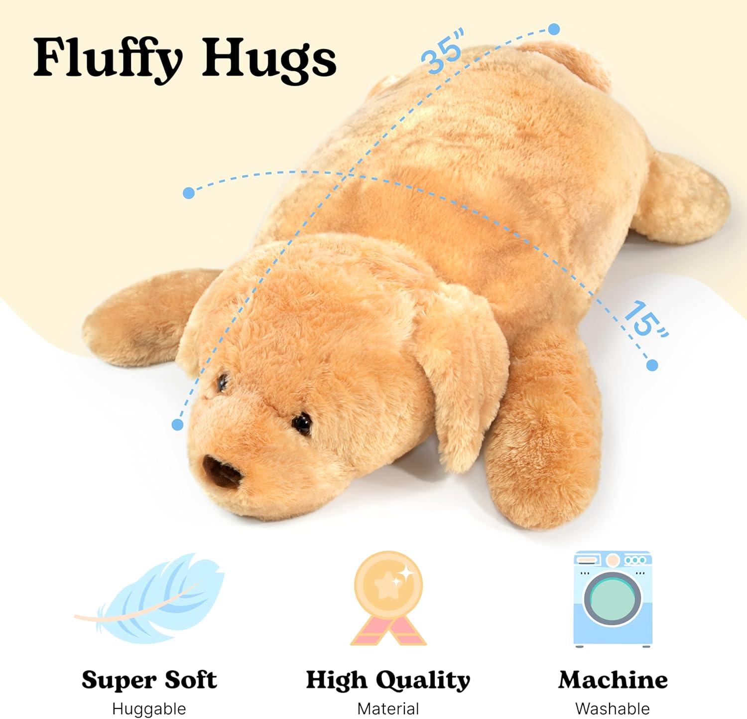 Extra Large Stuffed Teddy Bear Hugging Toy for Kids