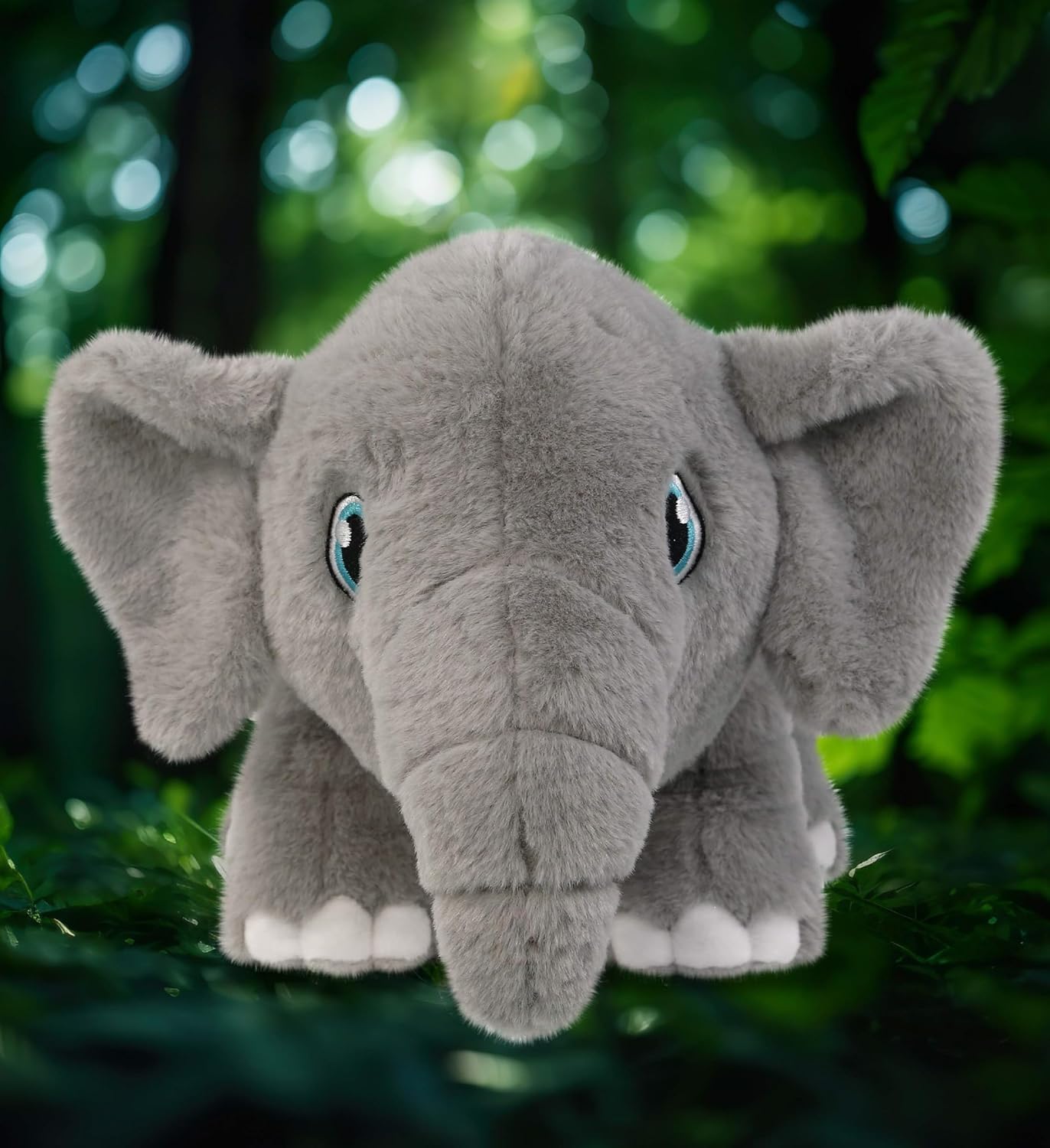 DolliBu Elephant Eco-Friendly Stuffed Animal 14 Inch
