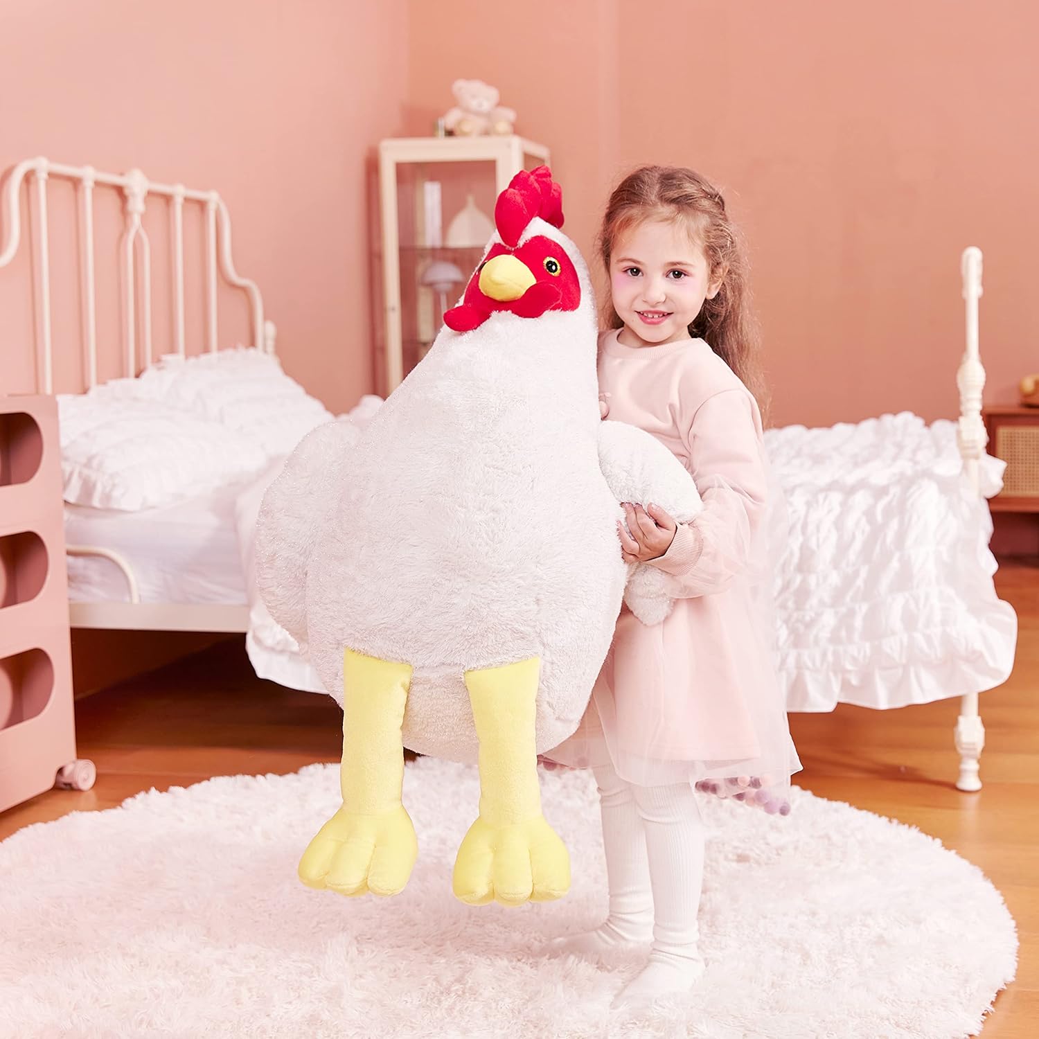 IKASA Giant Chicken Plush Toy 23 Inches