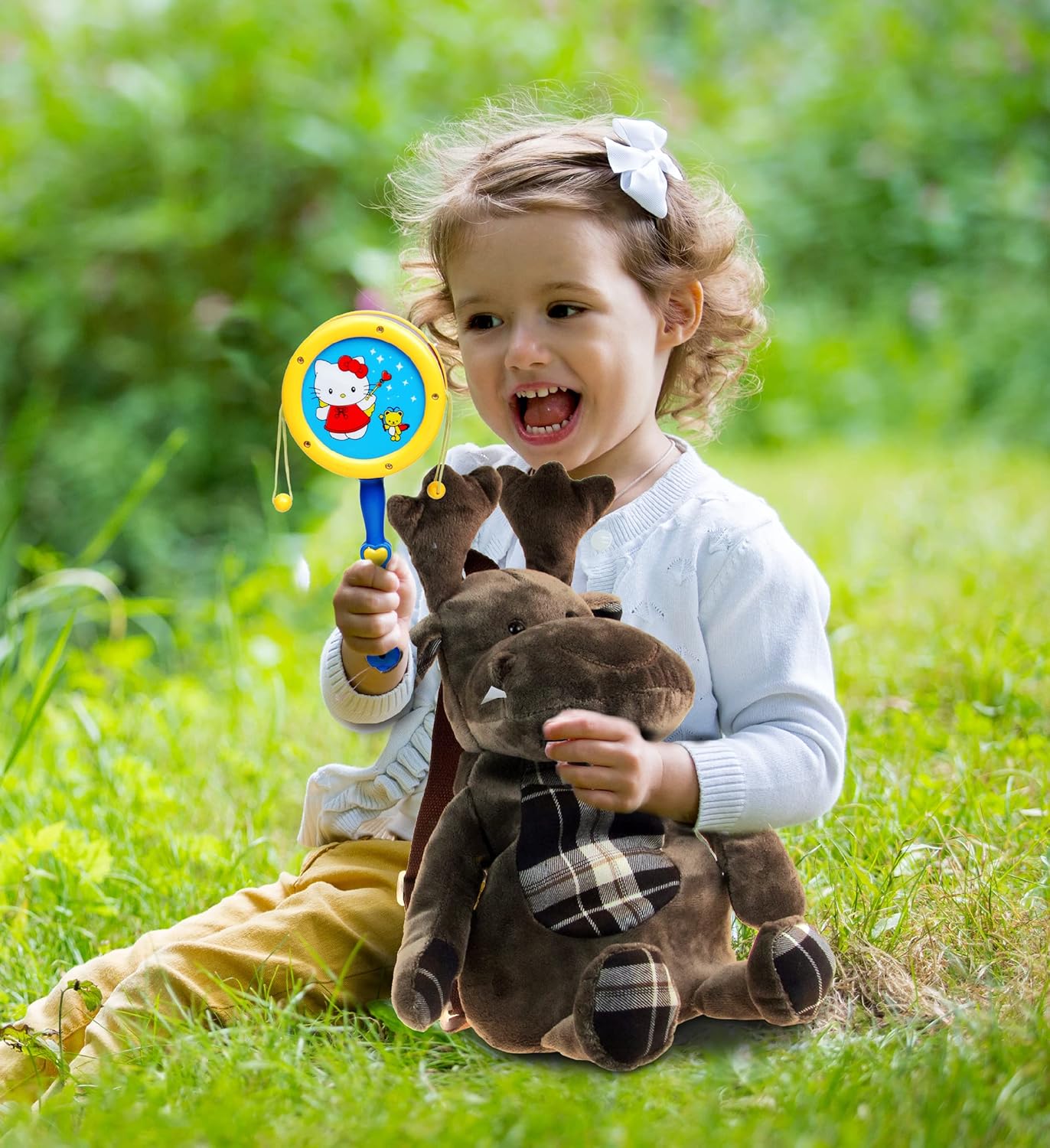Puzzled DolliBu Moose Stuffed Animal Backpack - 14