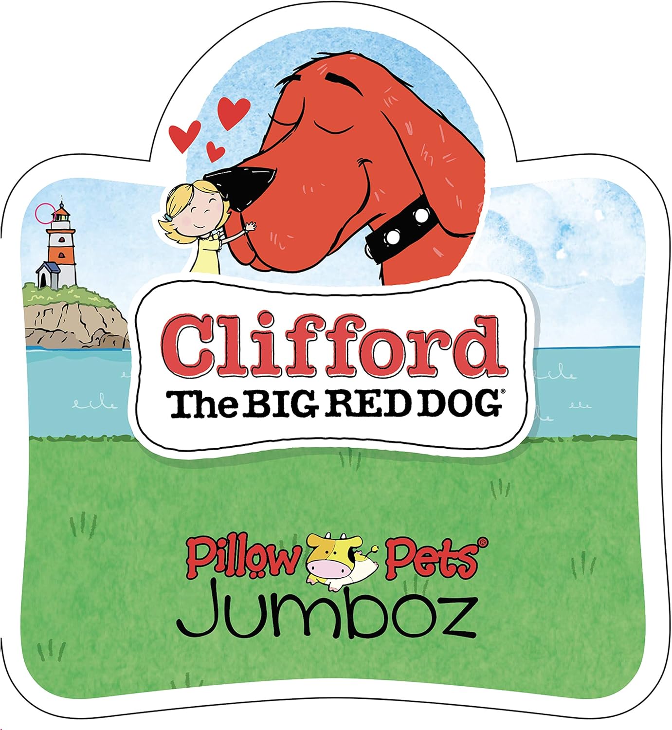 Pillow Pets Clifford The Big Red Dog Jumboz Plush 30 Inch Pillow