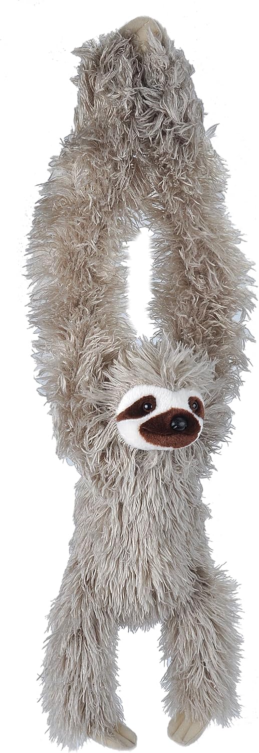 Wild Republic Hanging 30 Sloth Plush Toy