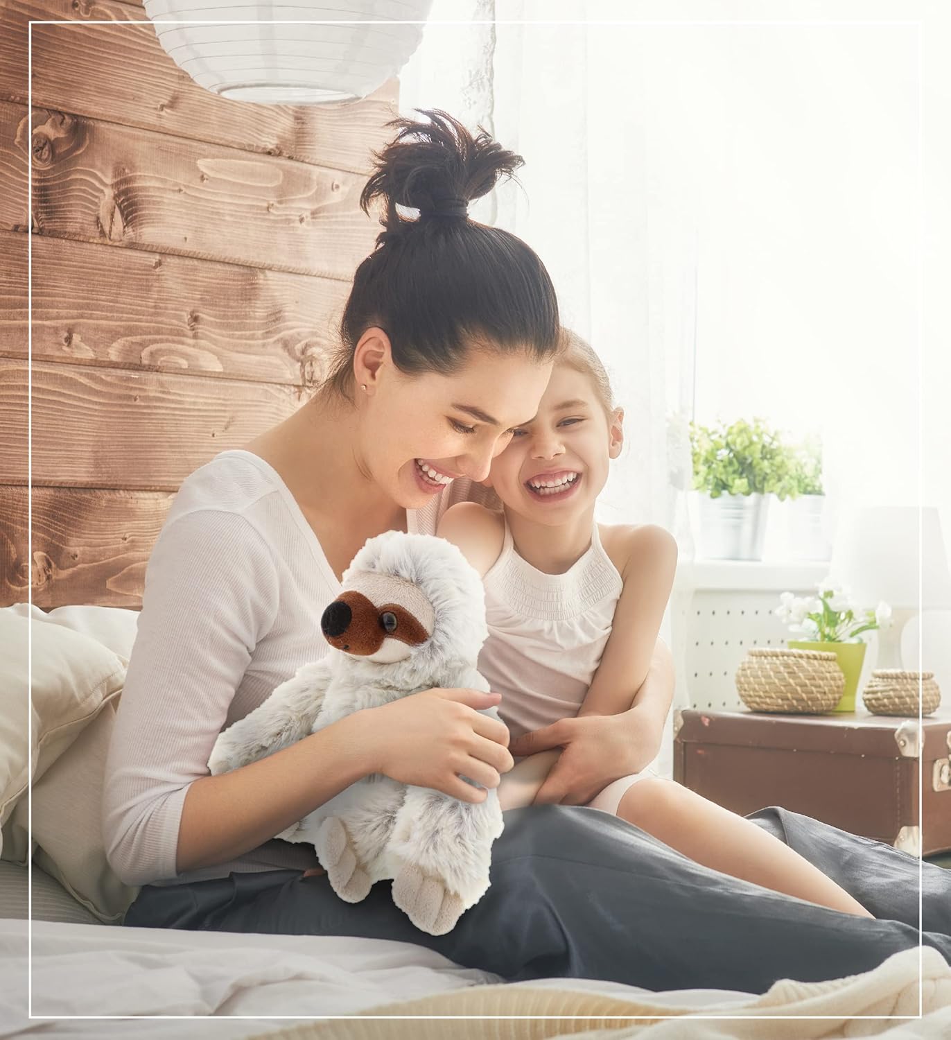 DolliBu Plush Sloth Stuffed Animal - 675 Inches