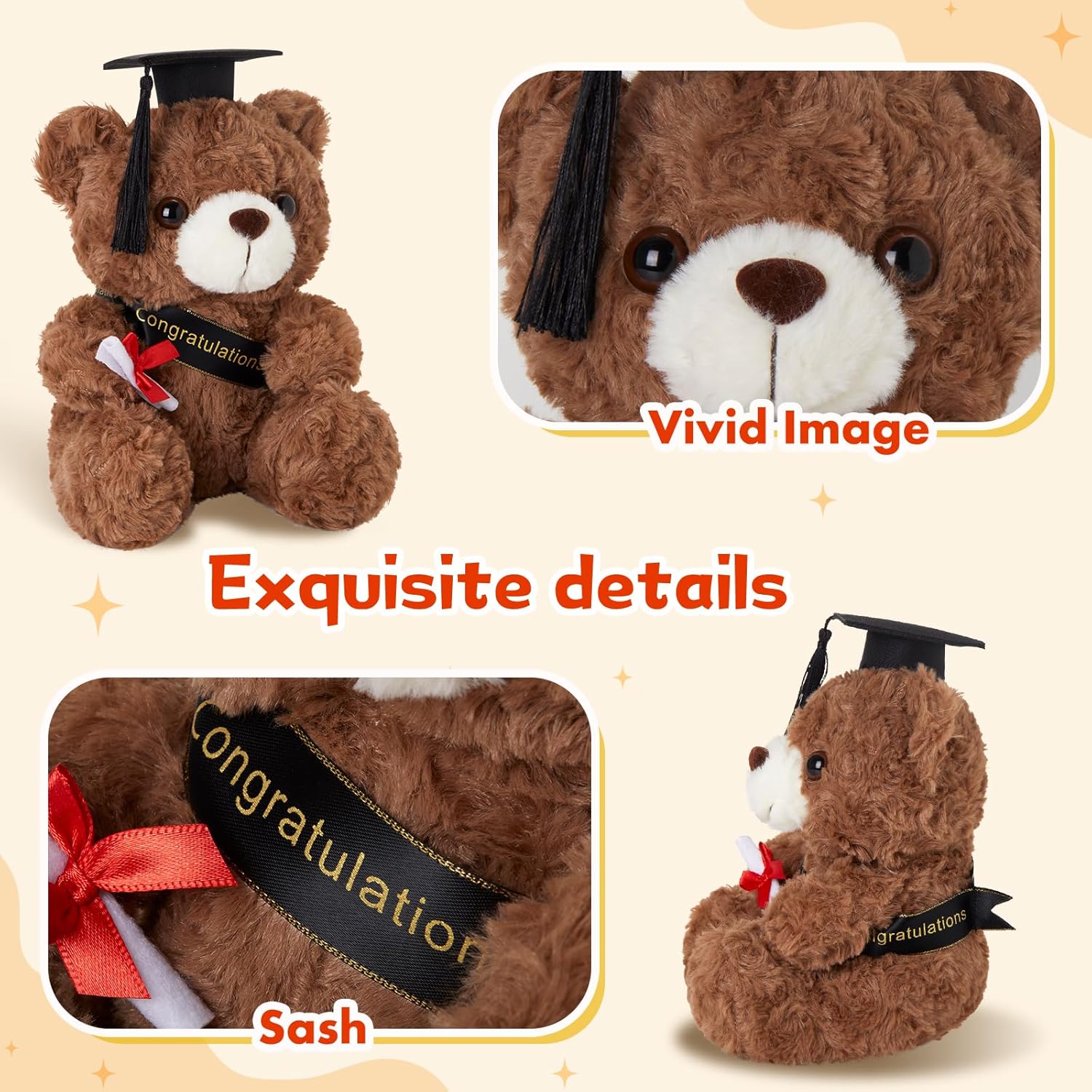 Athoinsu 9 Graduation Bear with Cap