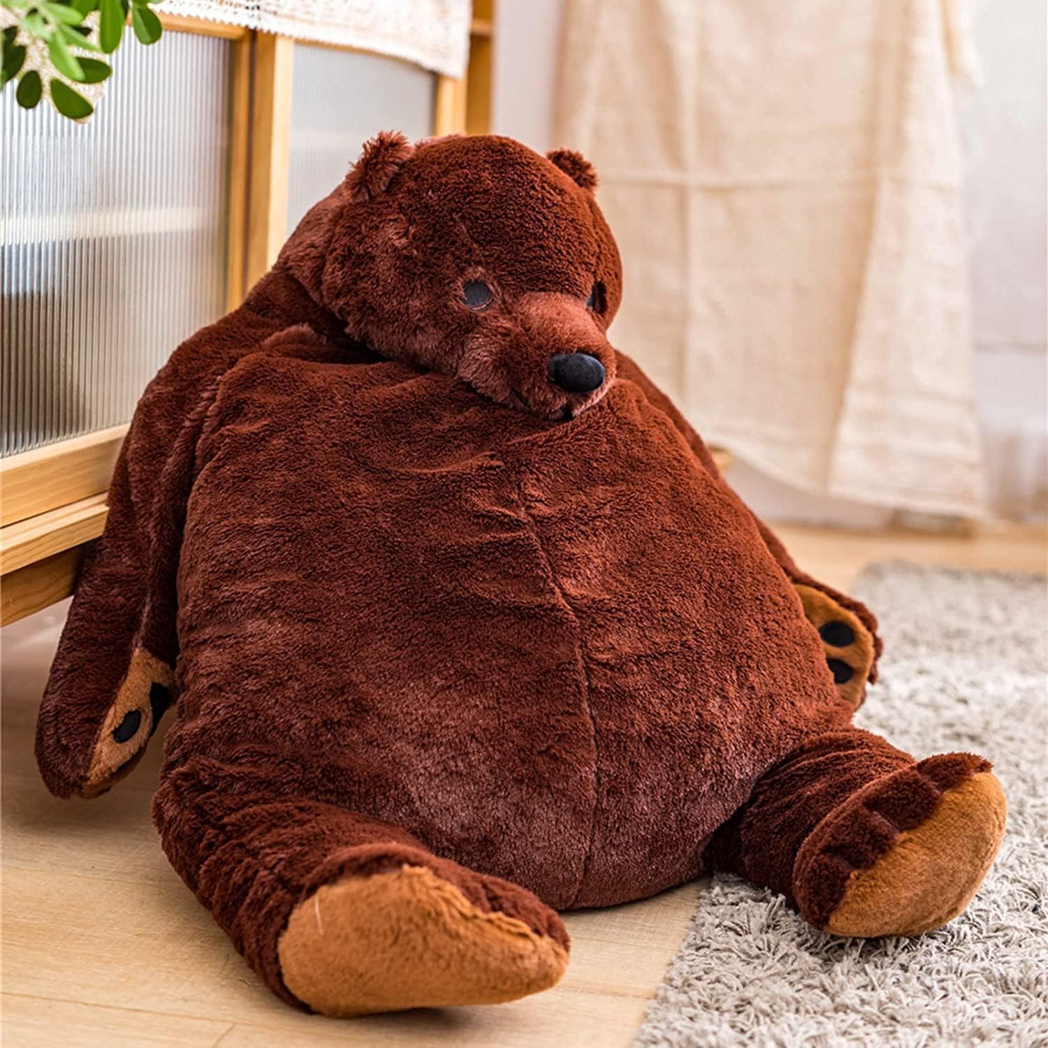 Yeqivo Giant Brown Bear Plush Toy 393inch for Kids