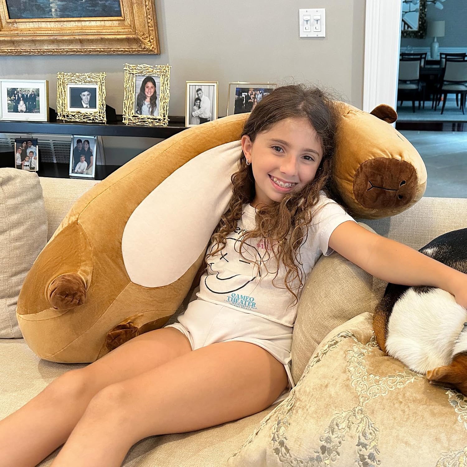 MorisMos Capybara Body Pillow 393in Cuddle Decor