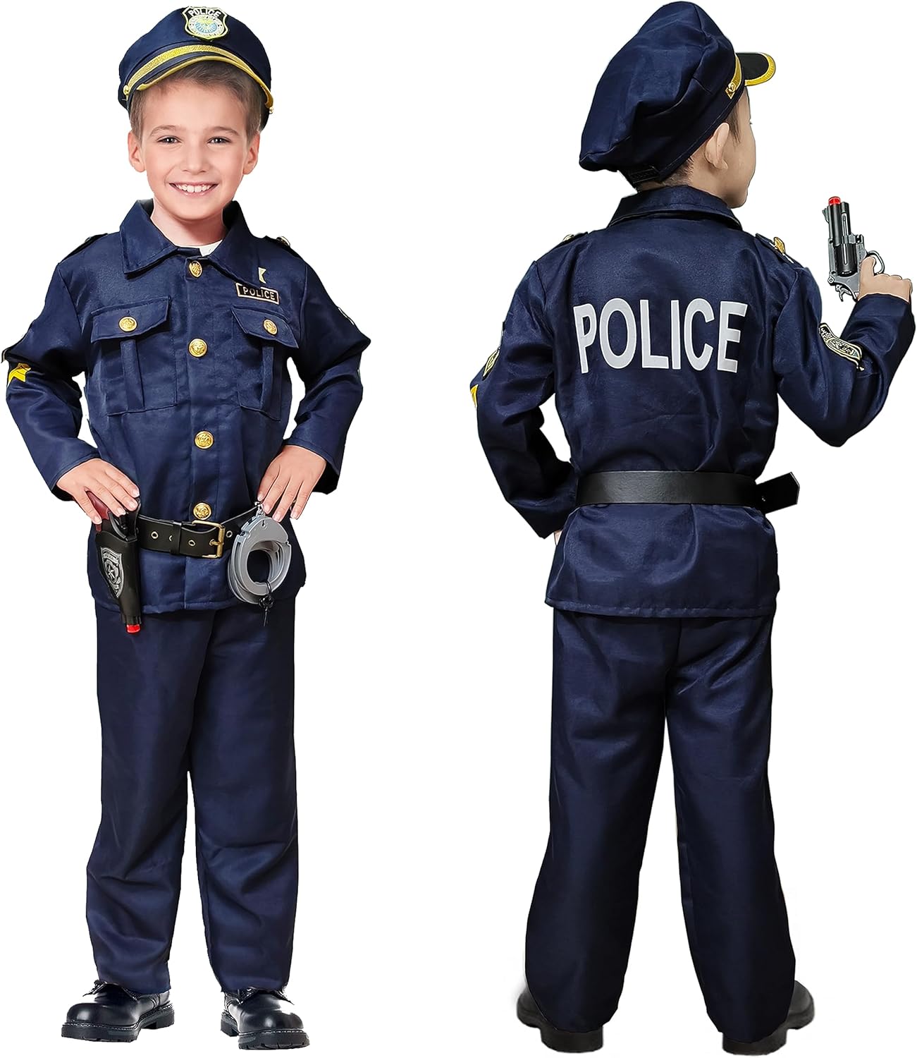 Kizzyland Police Officer Costume for Kids 1