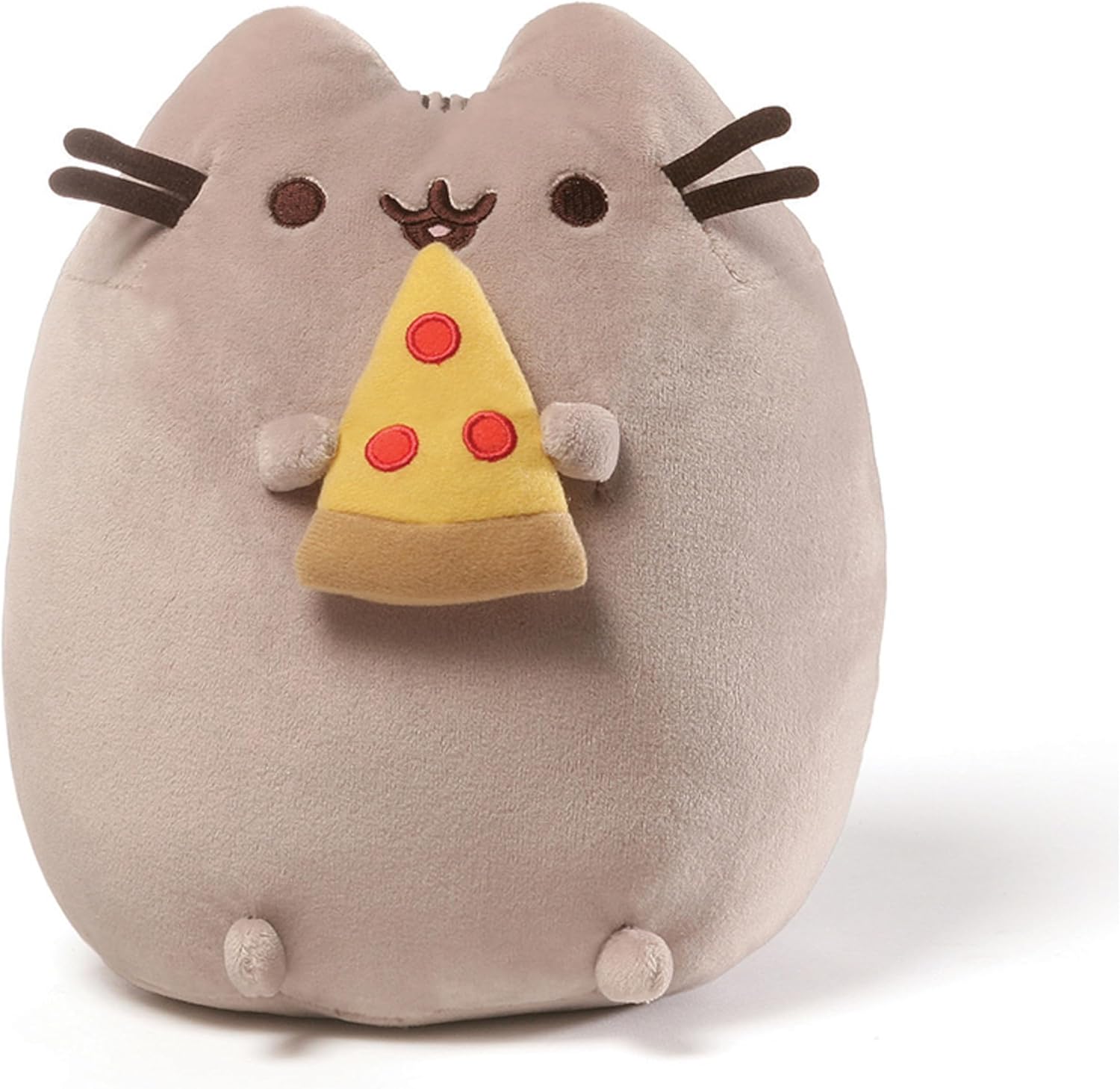 GUND Pusheen Pizza Plush 95 Gray Ages 8