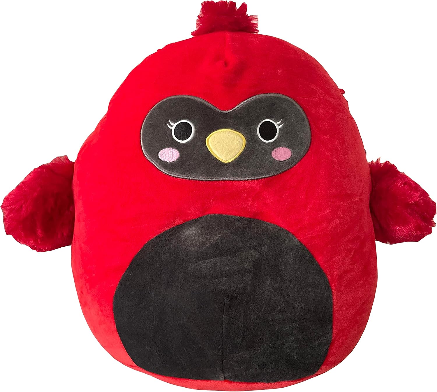 Squishmallows Kellytoy 5 Inch Bird Squad Cazlan Cardinal Pillow