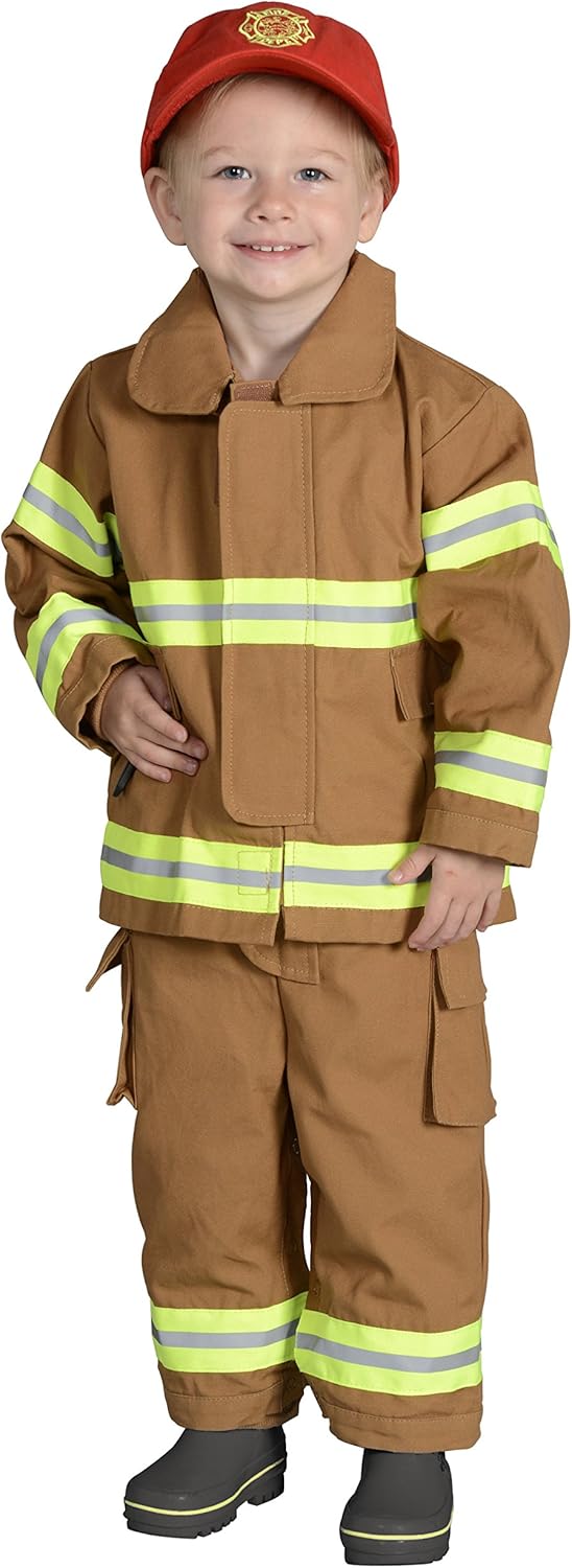 Aeromax Jr Fire Fighter Suit Tan 18 Months