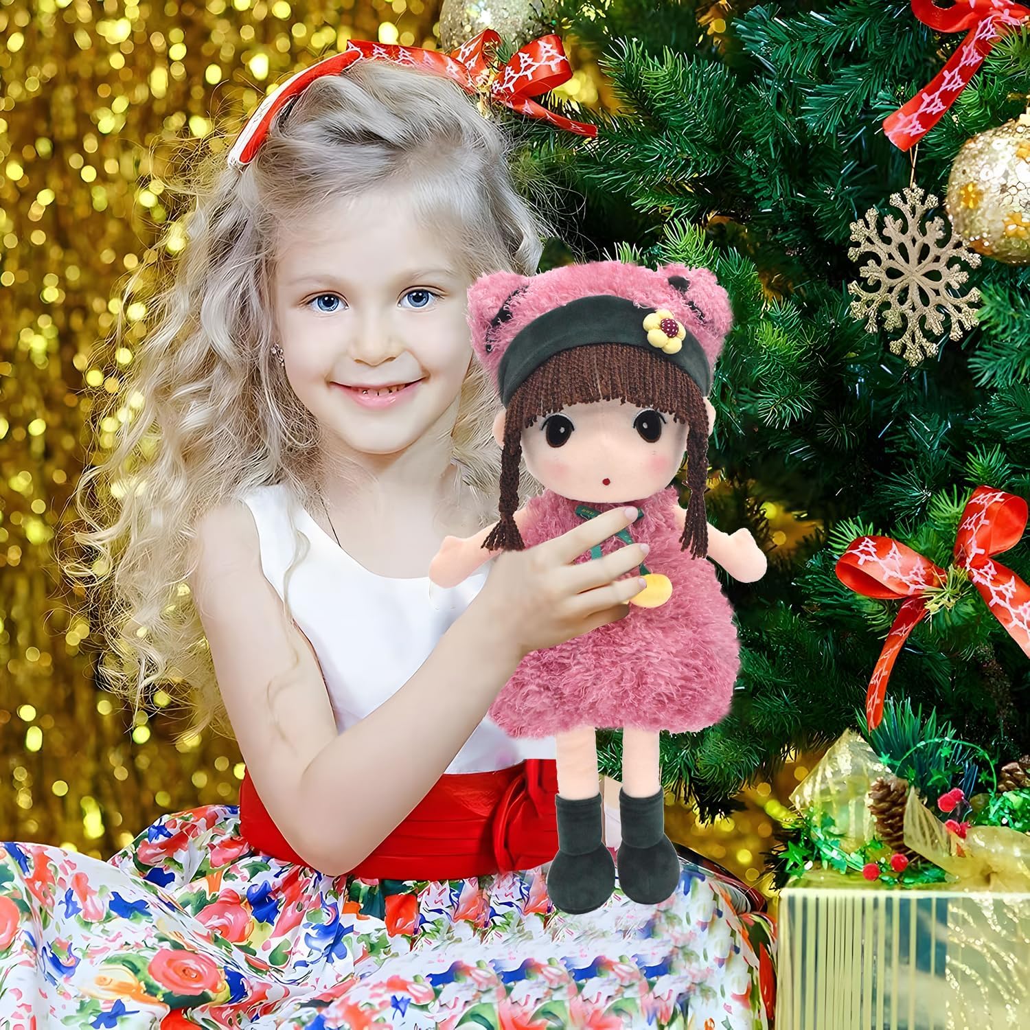 HWD Kawaii 17 Inch Plush Girl Toy Doll