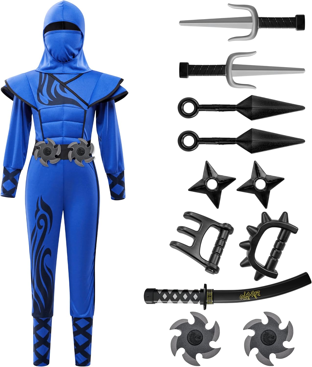 Spooktacular Creations Kids Halloween Ninja Costume