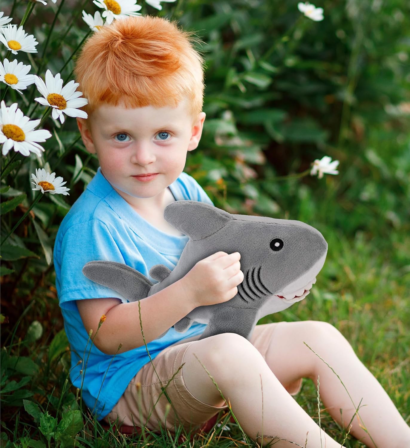DolliBu Eco-Friendly Soft Shark Plush Toy 12 Inches