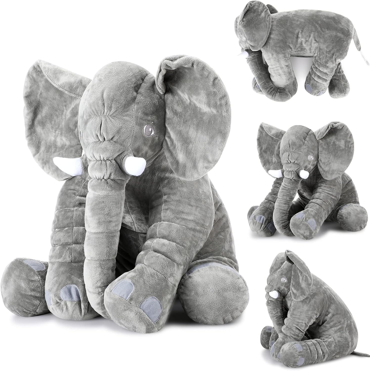 Yulejo Giant Gray Elephant Plush Toy 157 Inch