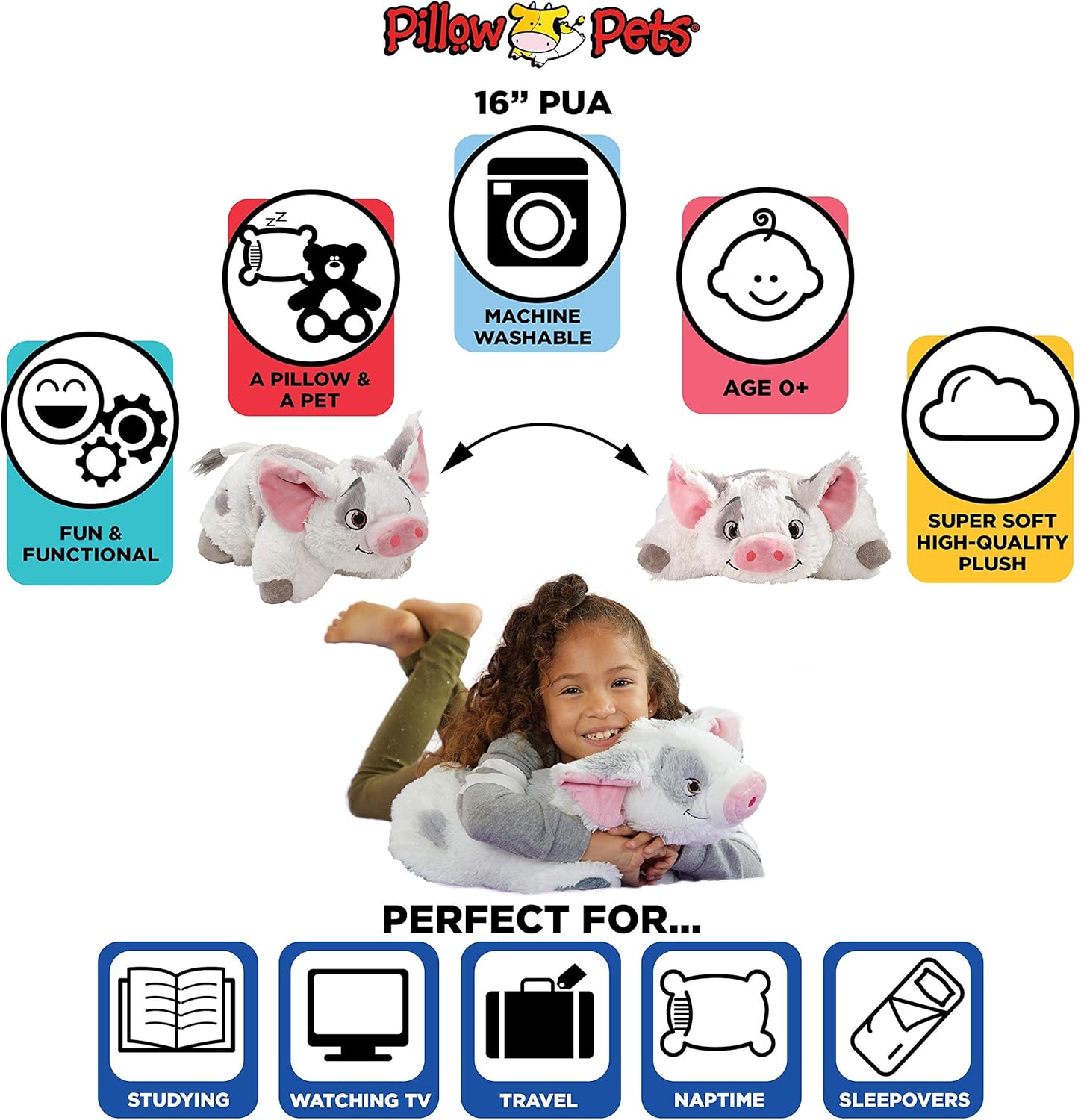 Pillow Pets Disney Moana Plush Pillow Pet 16 1