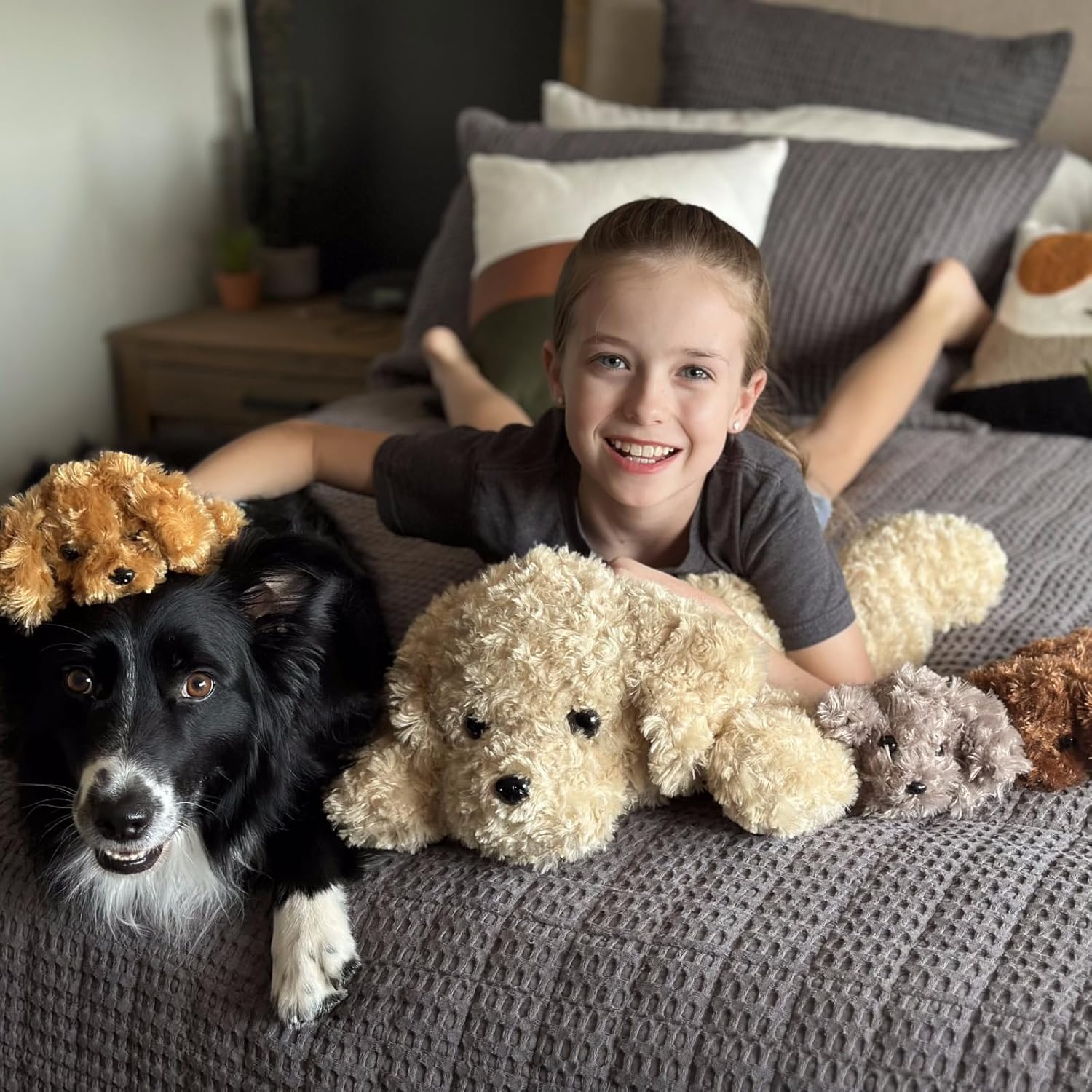 MorisMos Dog Stuffed Animal 24in Set for Kids and Adults