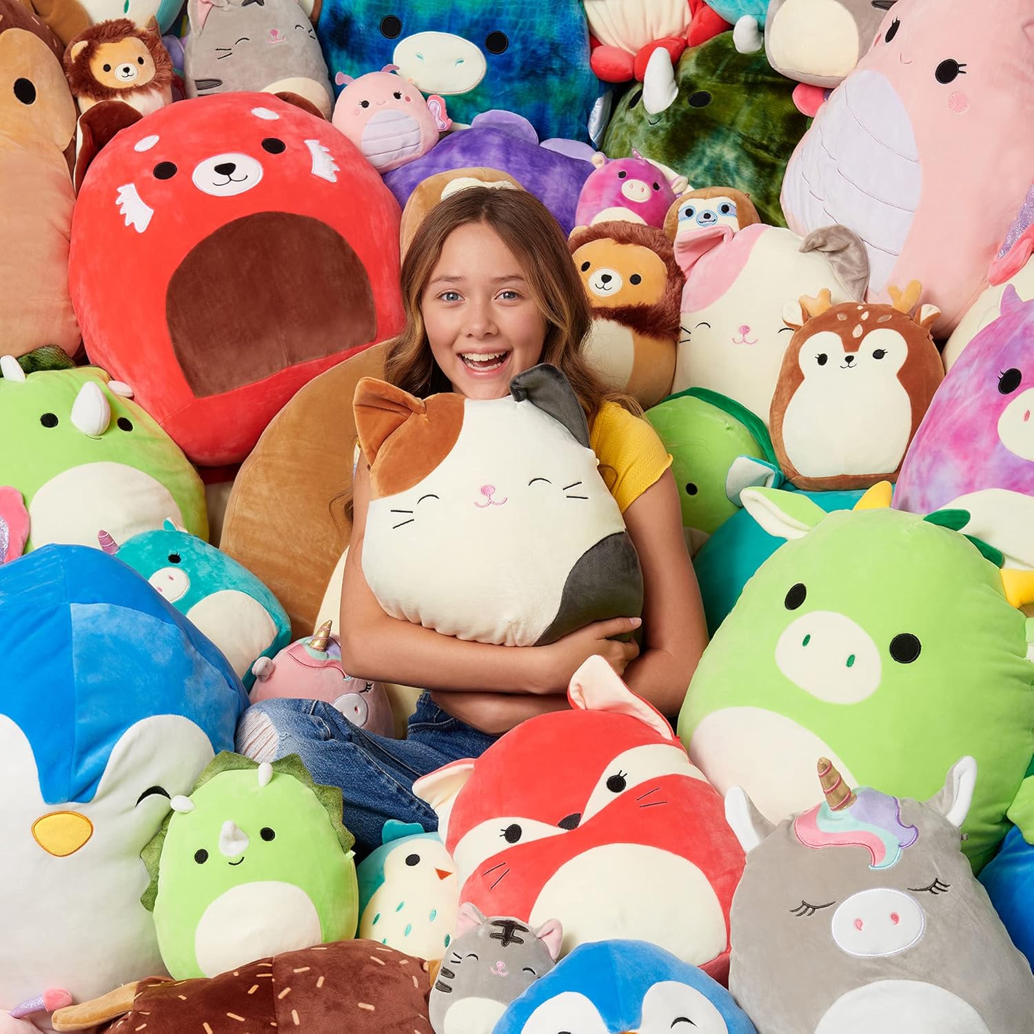 Squishmallows Official Stanley The Panda 8 Inch Plush Toy