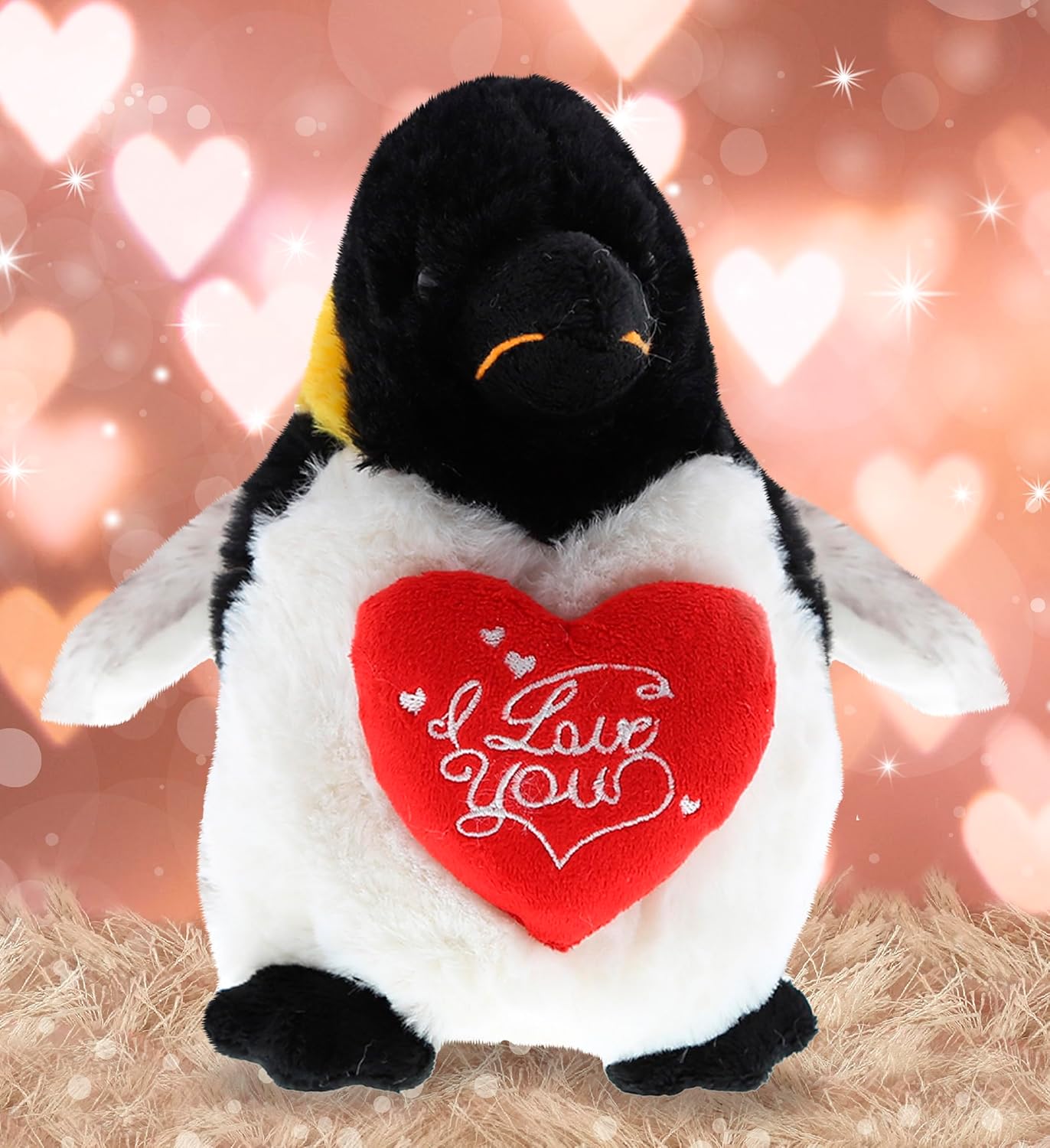 DolliBu I Love You Emperor Penguin Plush - 7 Inches