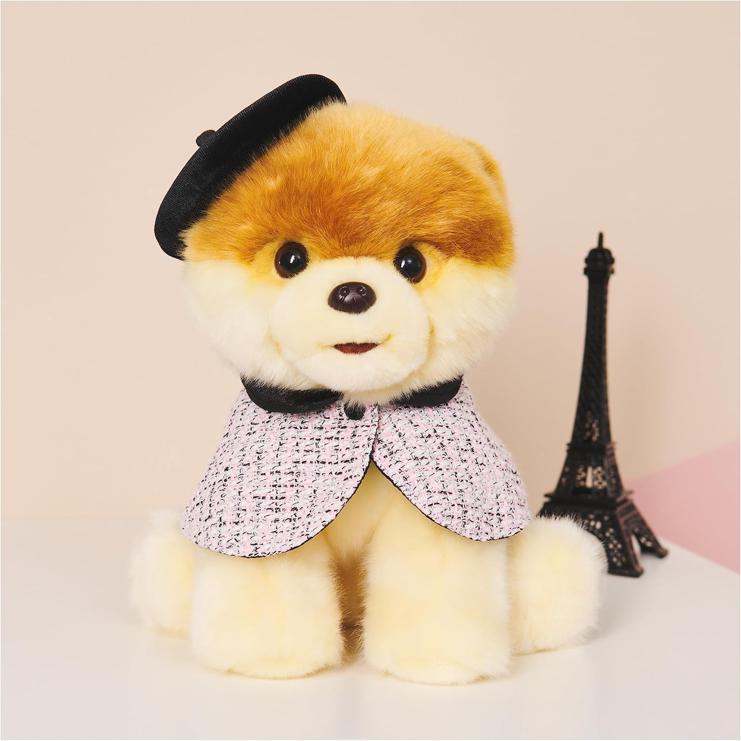 GUND Boo Plush Dog with Paris Beret 9 Inch