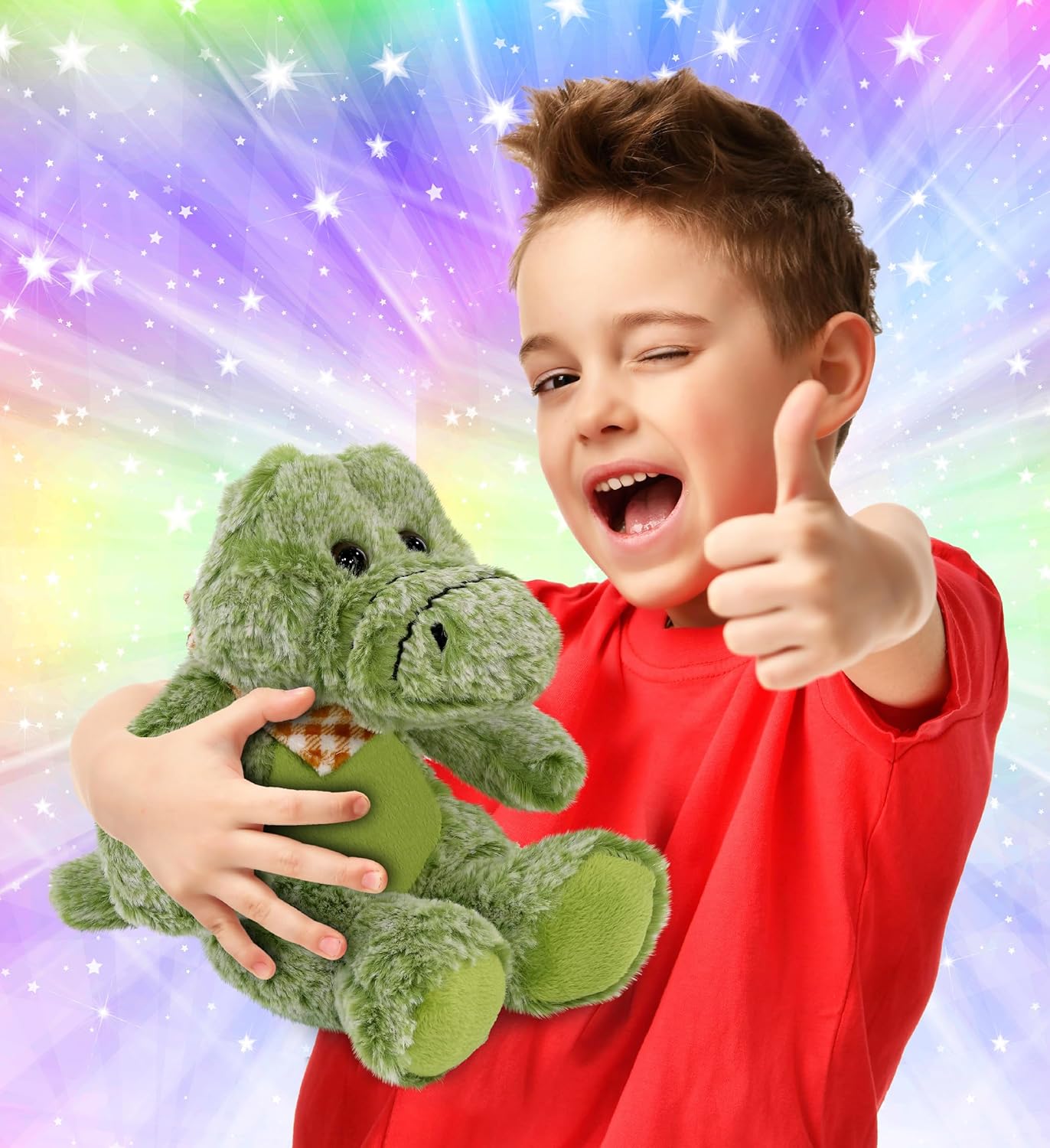 Puzzled DolliBu Alligator Plush Toy - 8 Inch Huggable