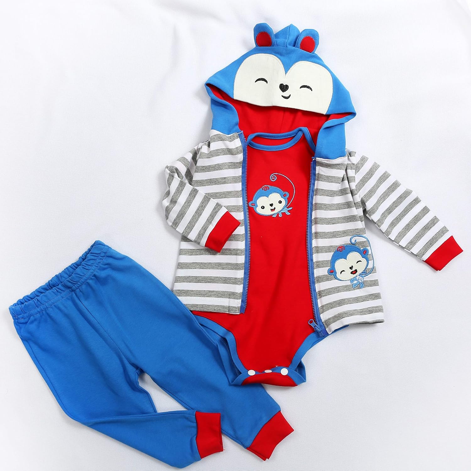 Medylove Reborn Baby Boy Clothes Set 3pcs