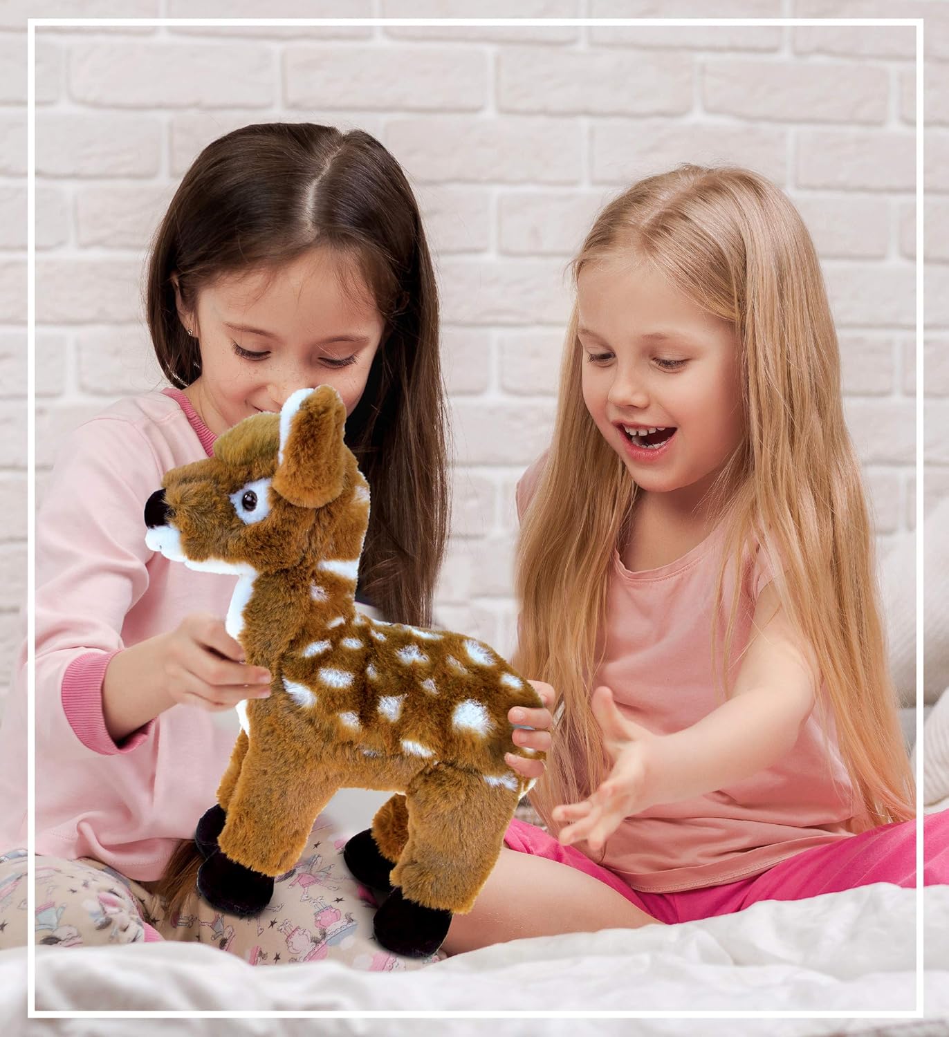 DolliBu Plush Deer Stuffed Animal - 125 Inch