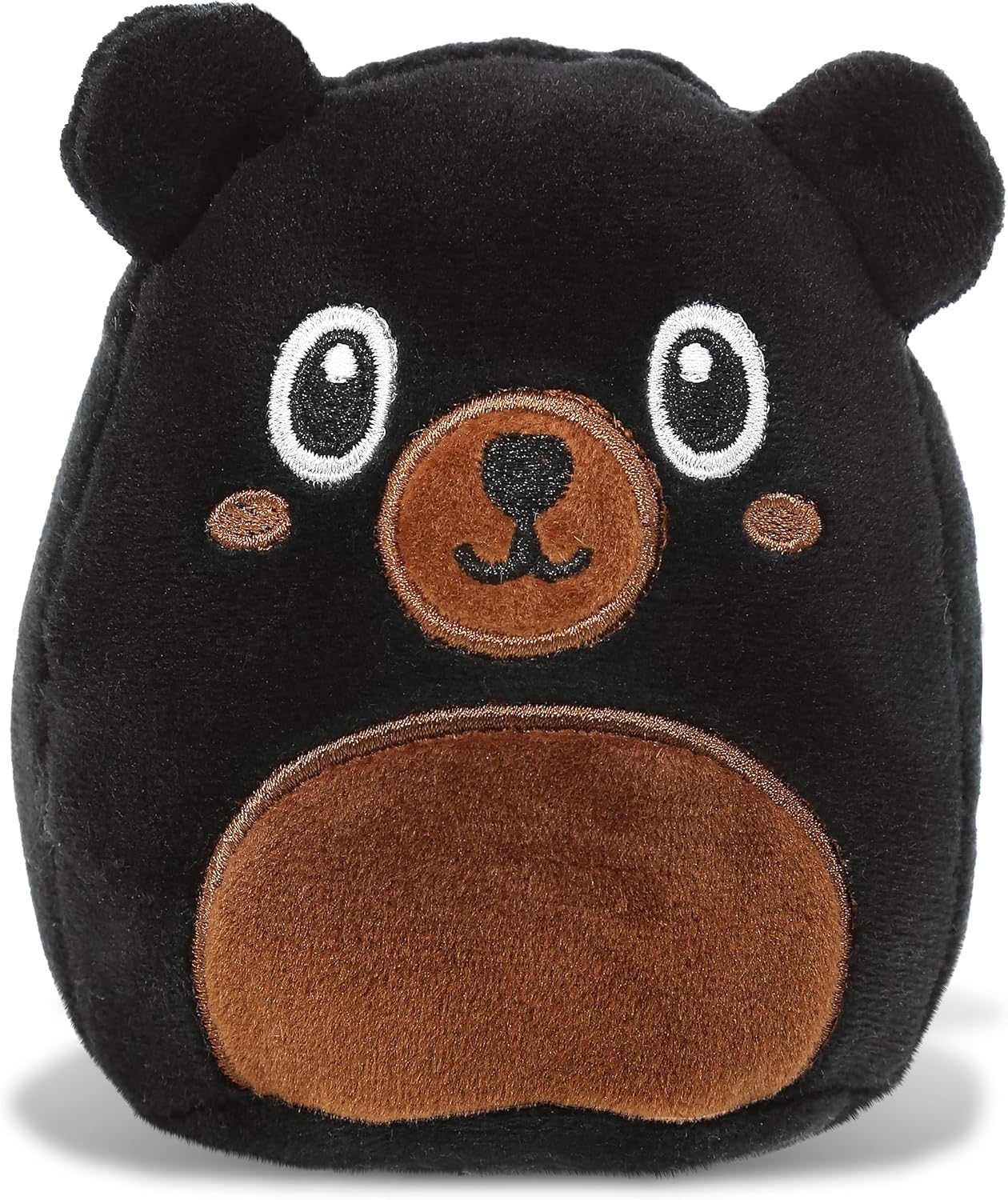 DolliBu Snug Mooshies Black Bear Plush Toy - 4 Inch