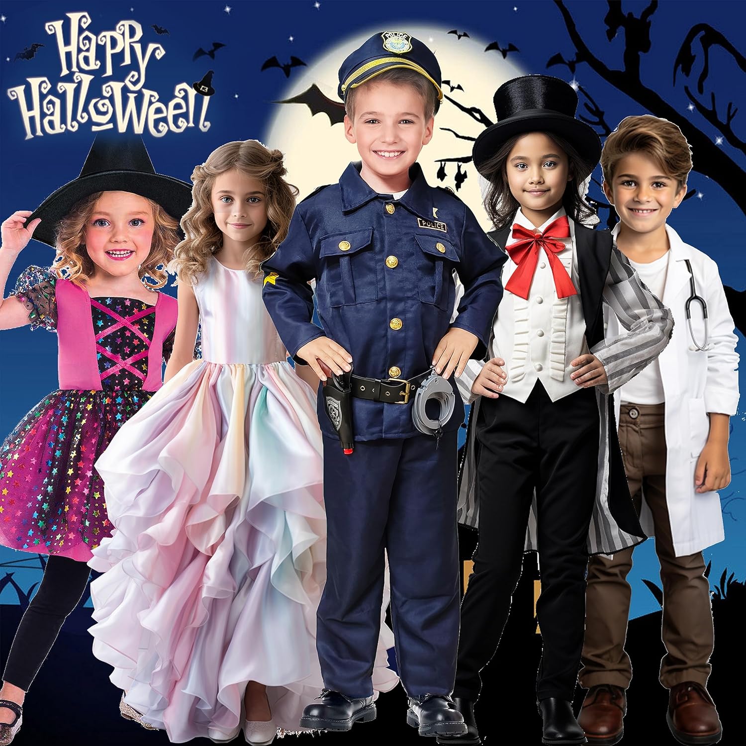 Kizzyland Police Officer Costume for Kids 1