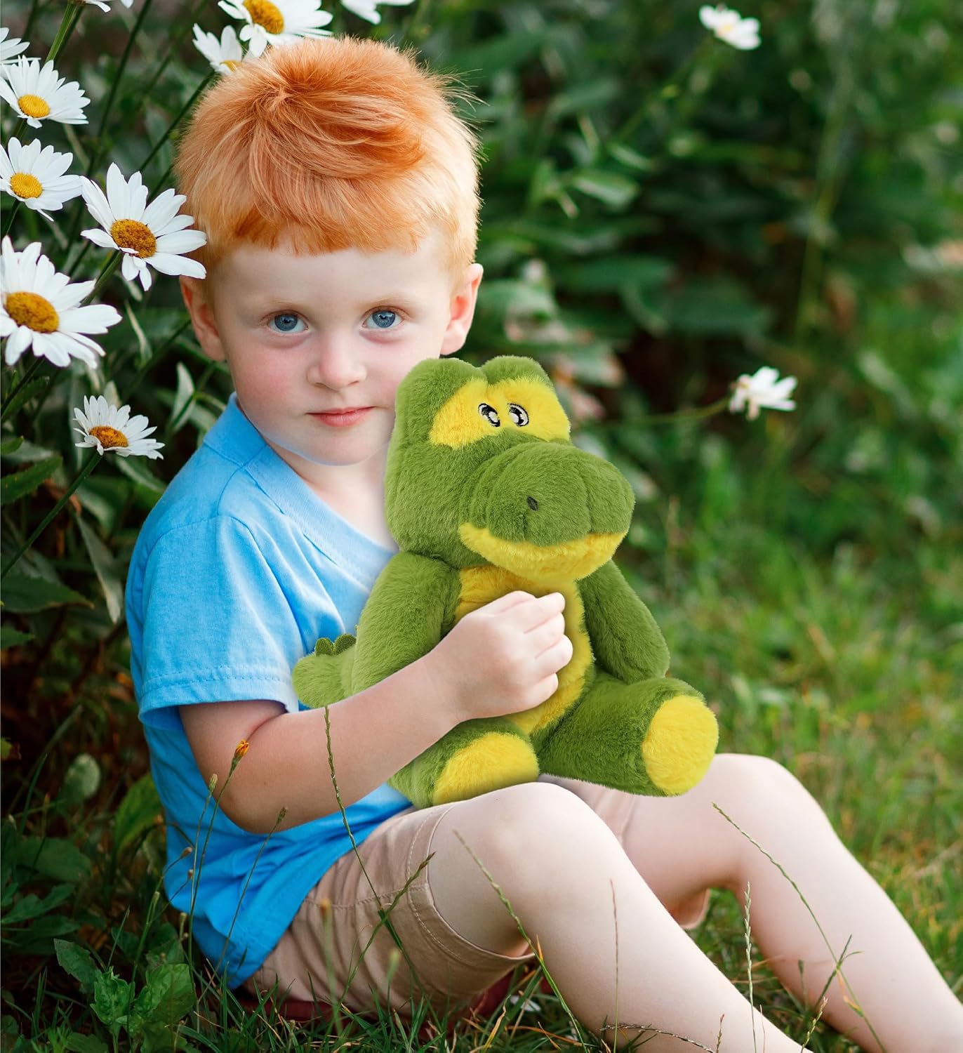 DolliBu Alligator Plush Toy Soft Eco-Friendly 9 Inches