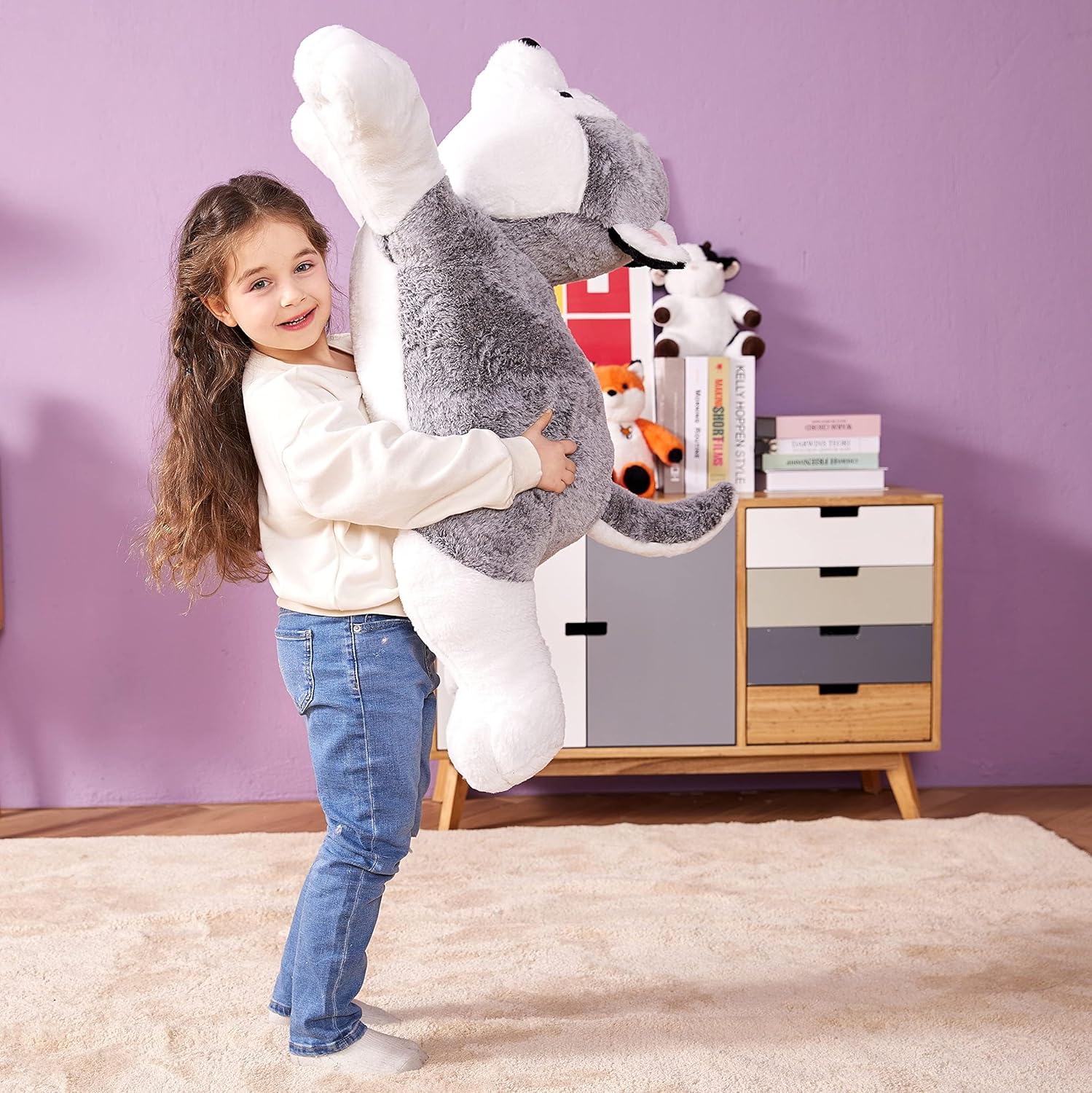 IKASA 30 Giant Husky Plush Stuffed Animal Toy