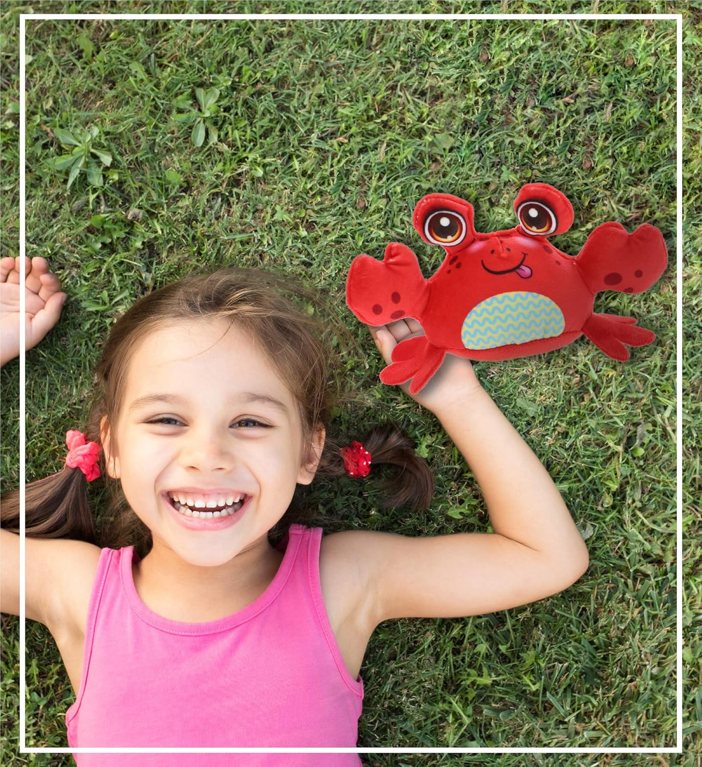 DolliBu Red Crab Plush Toy - 55 Inches Huggable