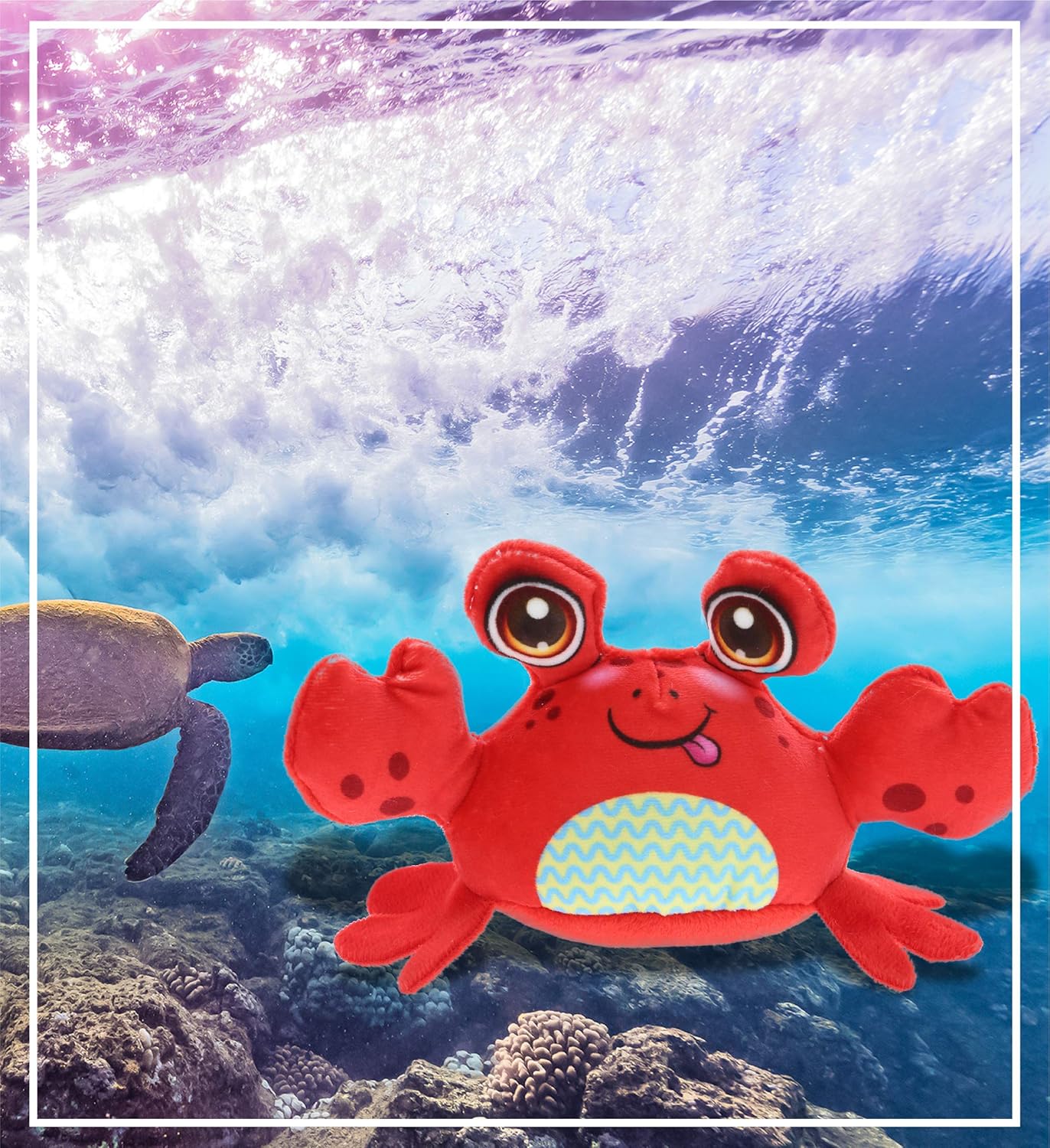 DolliBu Red Crab Plush Toy - 55 Inches Huggable