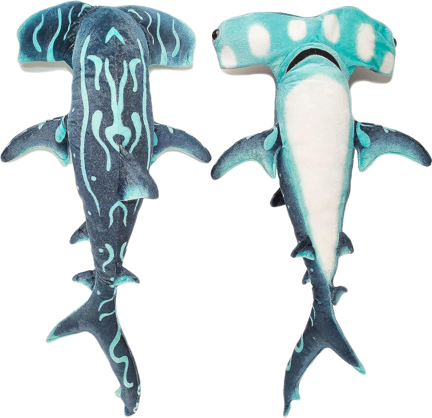 40 Inch Hammerhead Shark Plush Toy - Giant Huggable Stuffed Animal